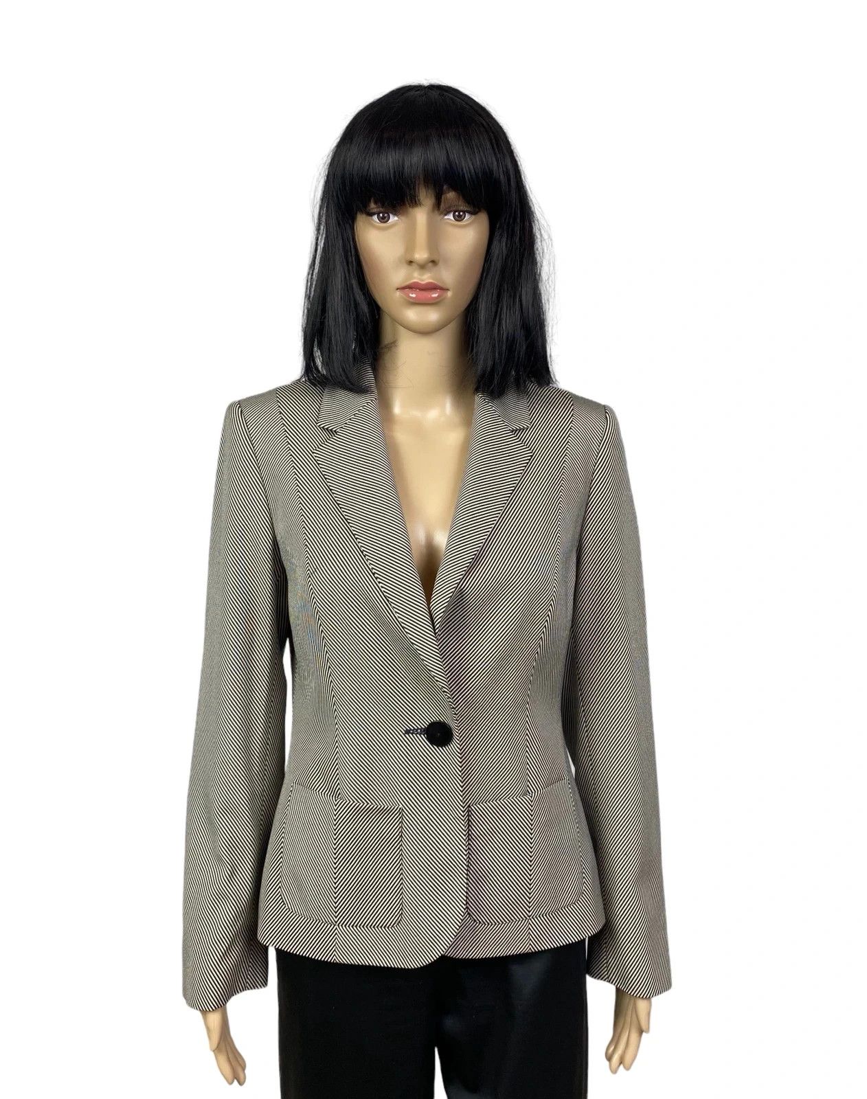 Jaeger Jaeger Geometric Pattern Blazer Silk Wool size UK10 Size M / US 6-8 / IT 42-44 - 1 Thumbnail