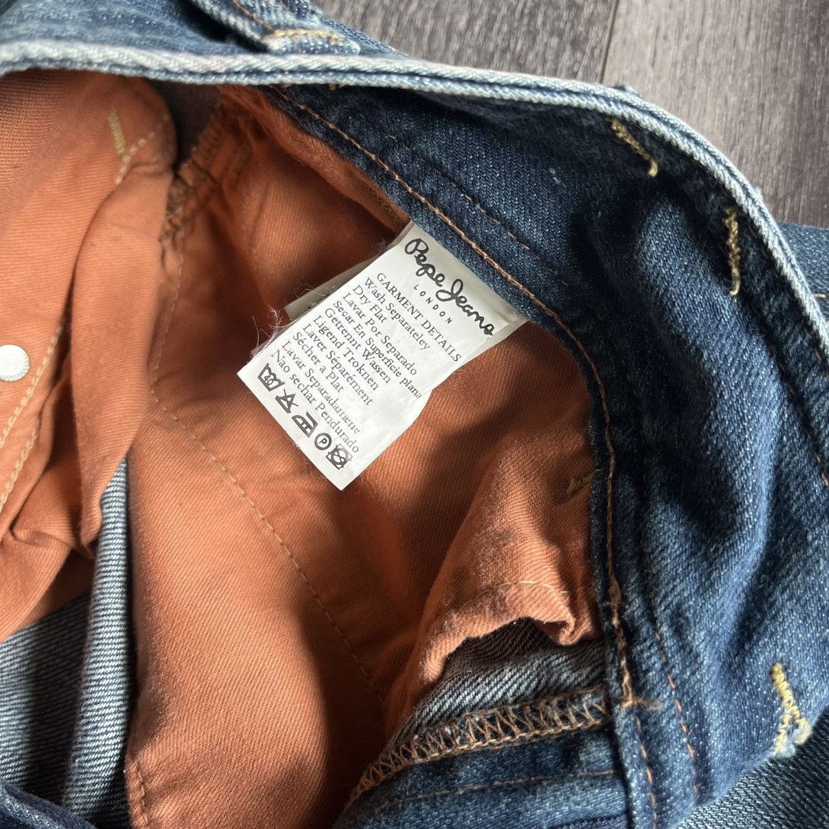 Pepe Jeans Vintage Y2K Pepe Jeans London Low Rise Straight Denim Jeans Size 29" - 9 Thumbnail