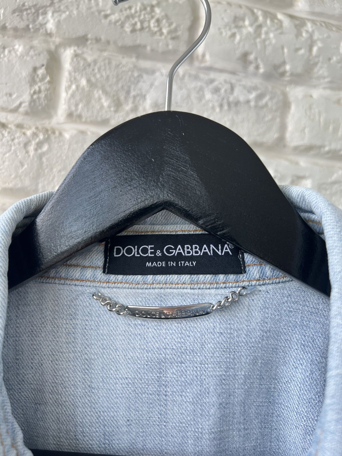 Dolce & Gabbana Dolce & Gabbana Blue Washed Denim Jacket Size M / US 6-8 / IT 42-44 - 4 Thumbnail