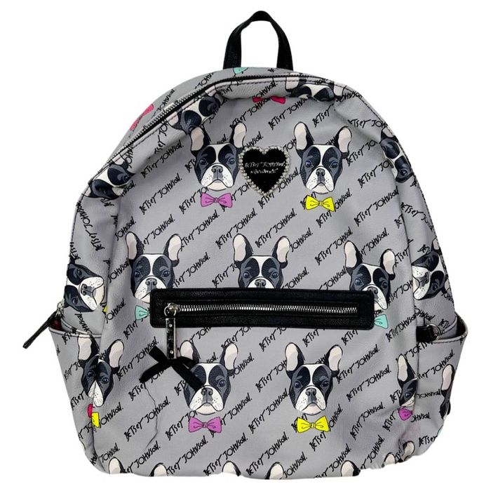 Betsey Johnson Betsey Johnson Bow Tie Frenchie Backpack Grailed