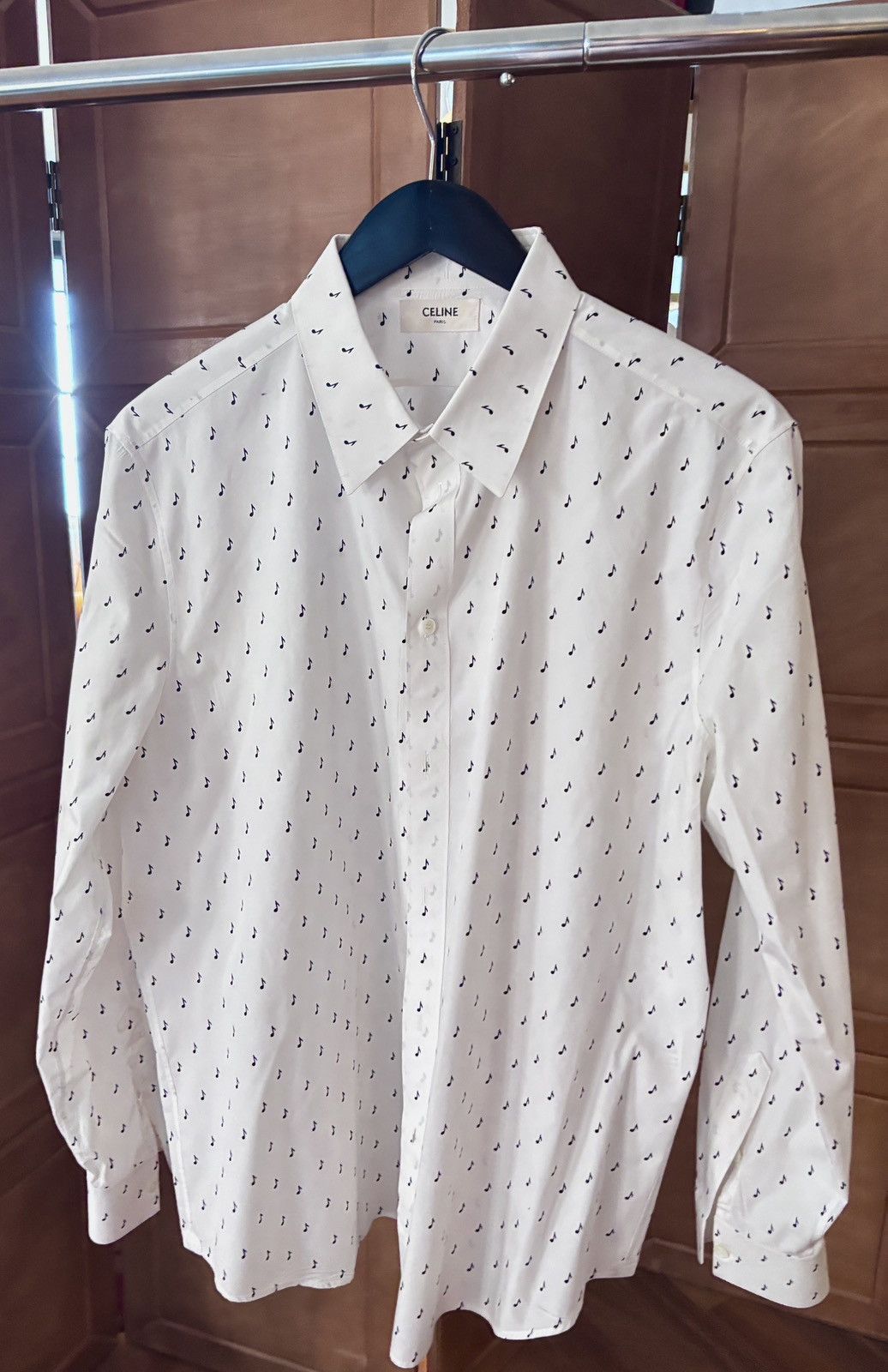 Celine Celine “Music Note” Shirt Rare Size, Exc Cond. Size US L / EU 52-54 / 3 - 1 Thumbnail