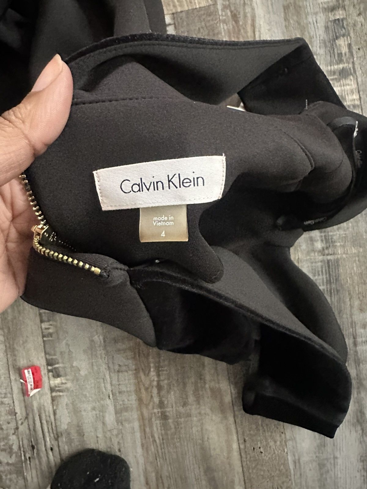 Calvin Klein NWT Calvin Klein Black Midi Dress Size Size 4 MSRP $134 Size S / US 4 / IT 40 - 7 Thumbnail