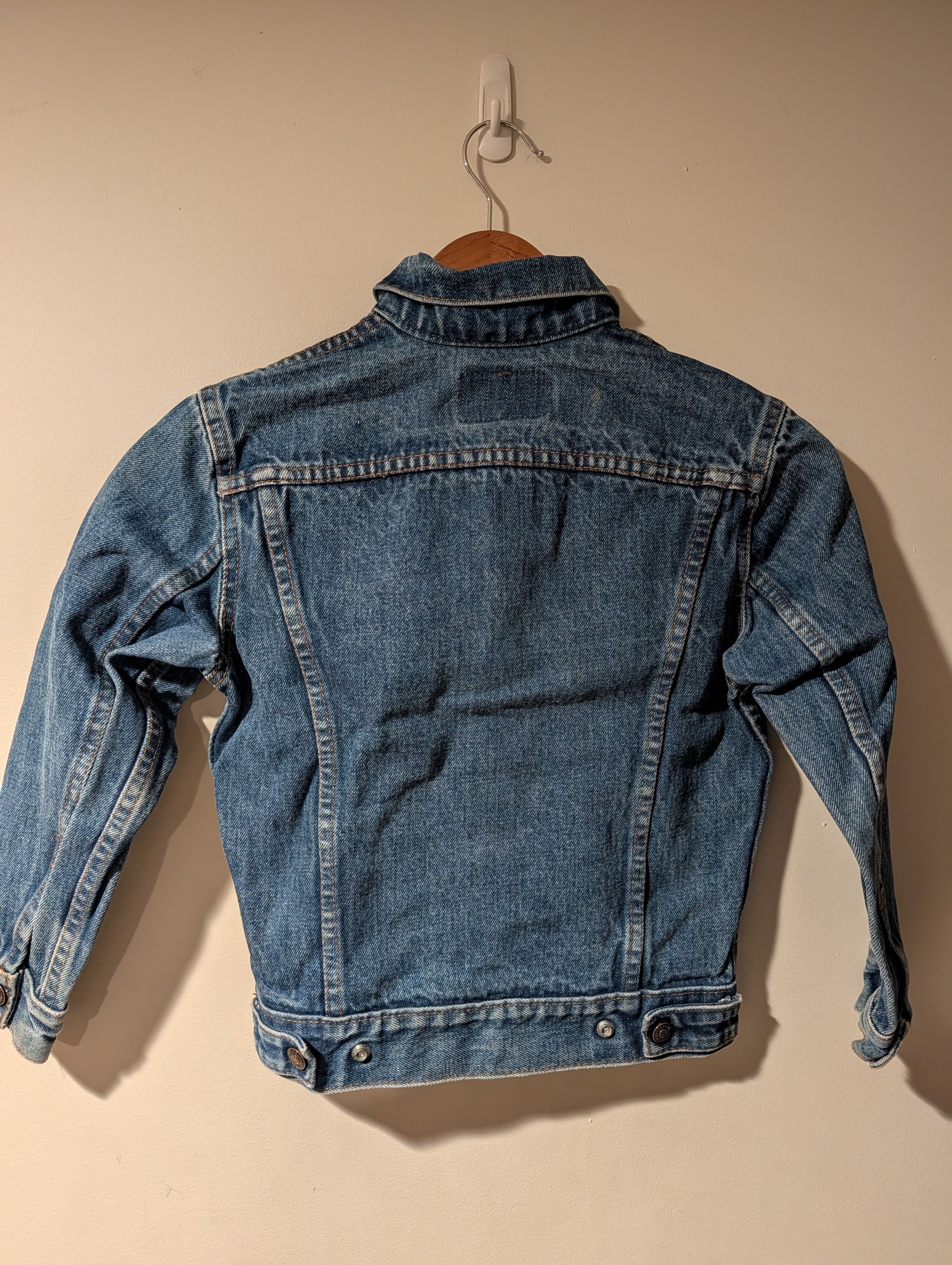 Levi's Vtg Levi's 70806-0216 Kids Denim Trucker Jacket Made Canada Size US M / EU 48-50 / 2 - 4 Thumbnail