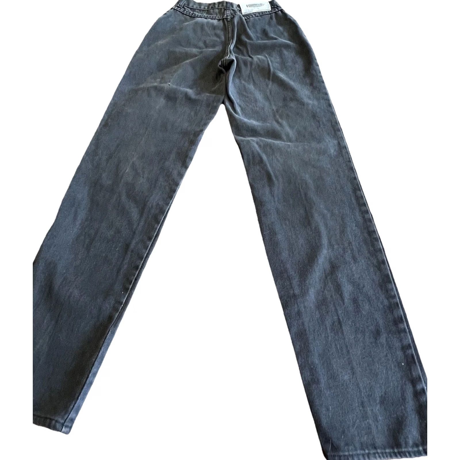 Vintage VINTAGE Lawman Jeans Women Size 5 Black High Rise Straight Leg Denim Western 90s Womens Regular Jeans Size 27" / US 4 / IT 40 - 4 Thumbnail