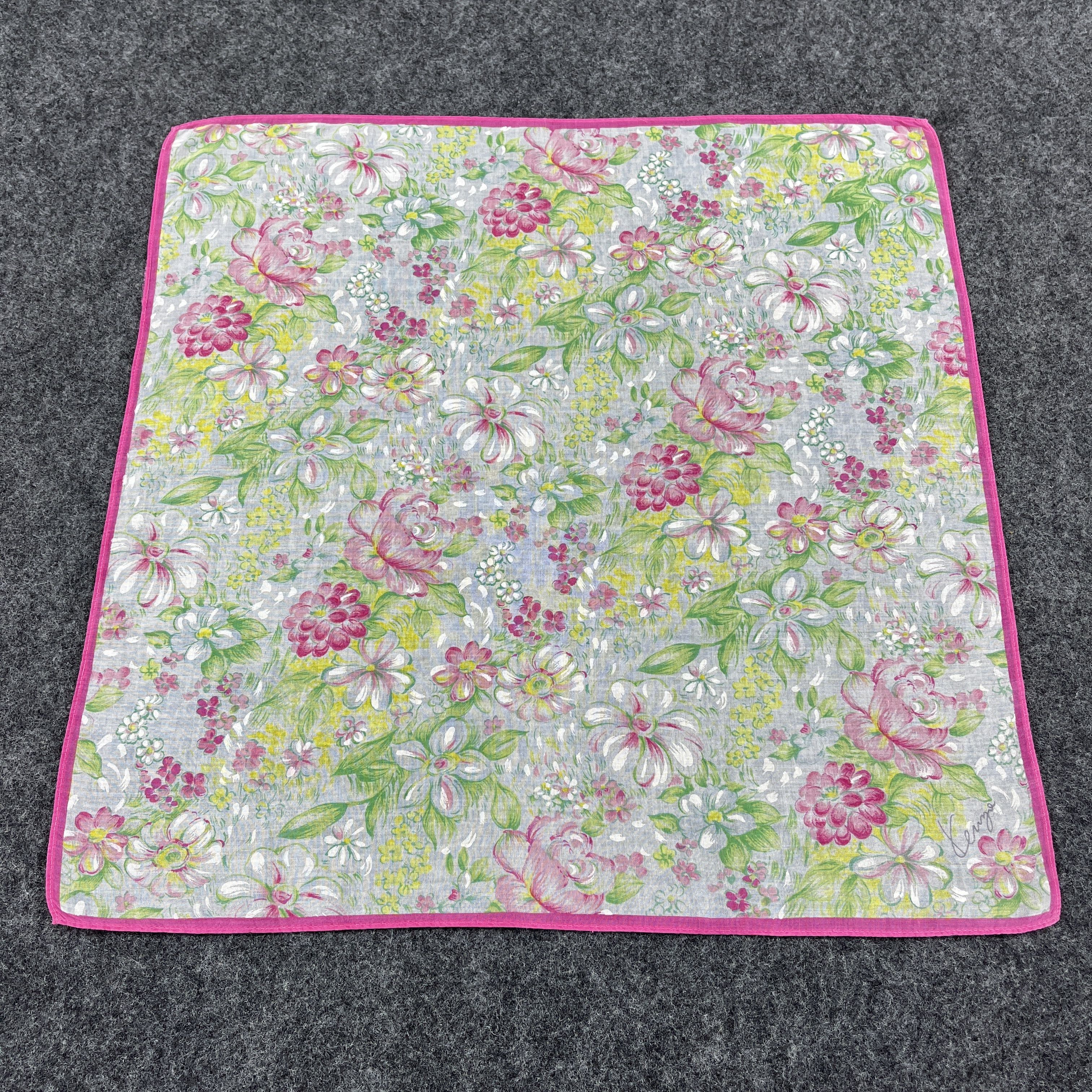 Kenzo × Vintage Kenzo Handkerchief / Bandana / Neckerchief B291 Size ONE SIZE - 8 Thumbnail