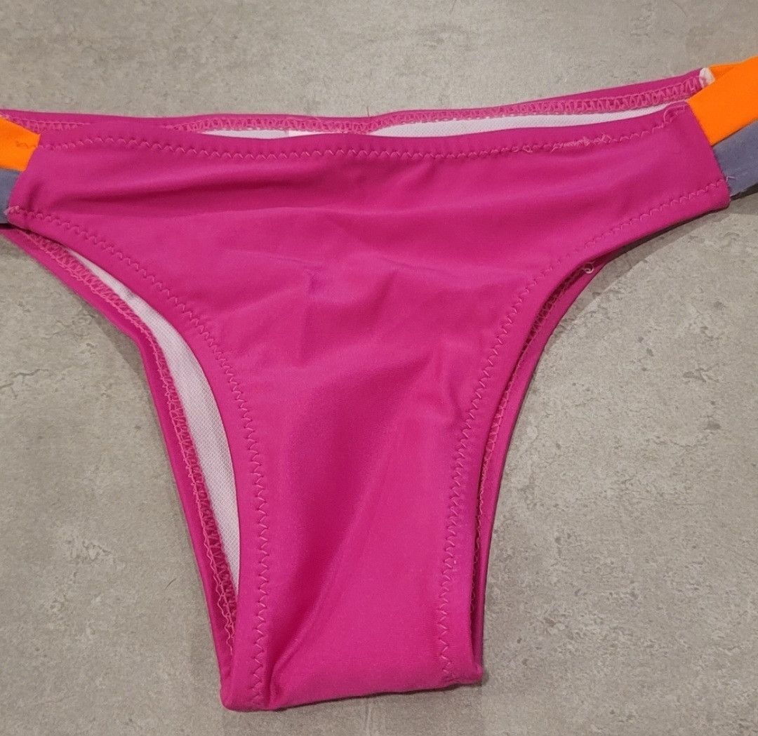 Other NWOT Pink Orange Blue Bikini Bottom Size Small Size ONE SIZE - 1 Thumbnail