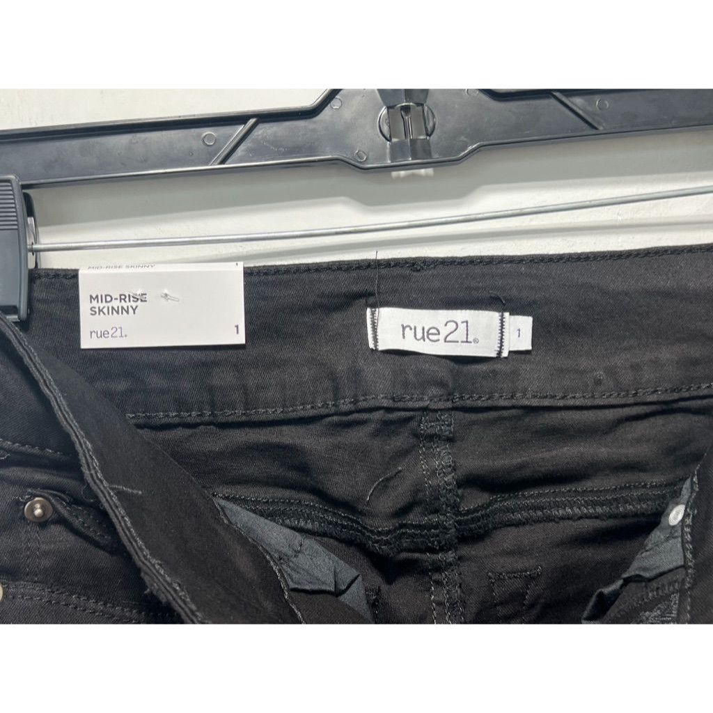 rue21 Rue 21 - Women's Medium Stretch Mid-Rise Jeans Distressed - Size 26" / US 2 / IT 38 - 10 Thumbnail