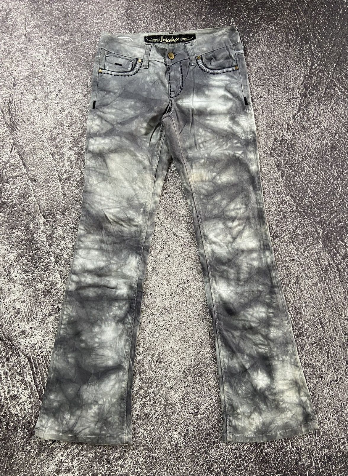Juke box flared pants