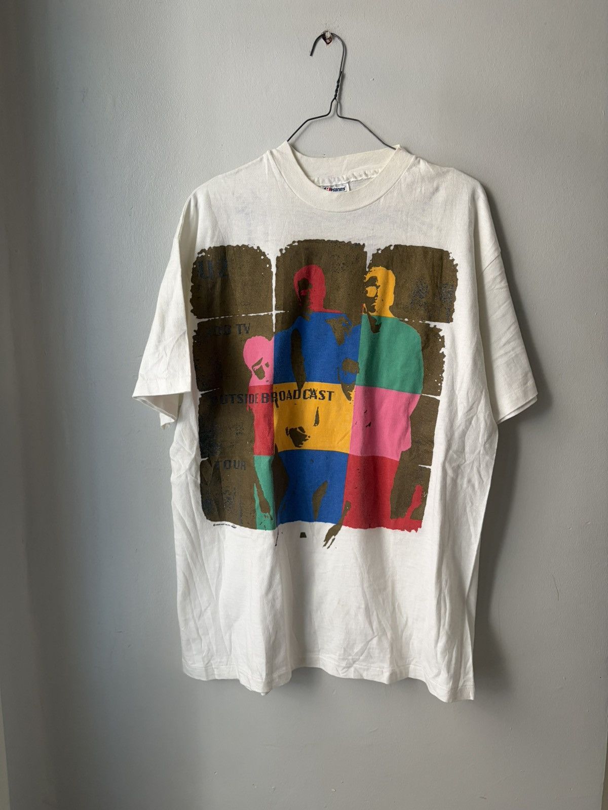 Band Tees Vintage 1992 U2 Zoo Tv Tour Tee Single Stitch Size US L / EU 52-54 / 3 - 1 Thumbnail