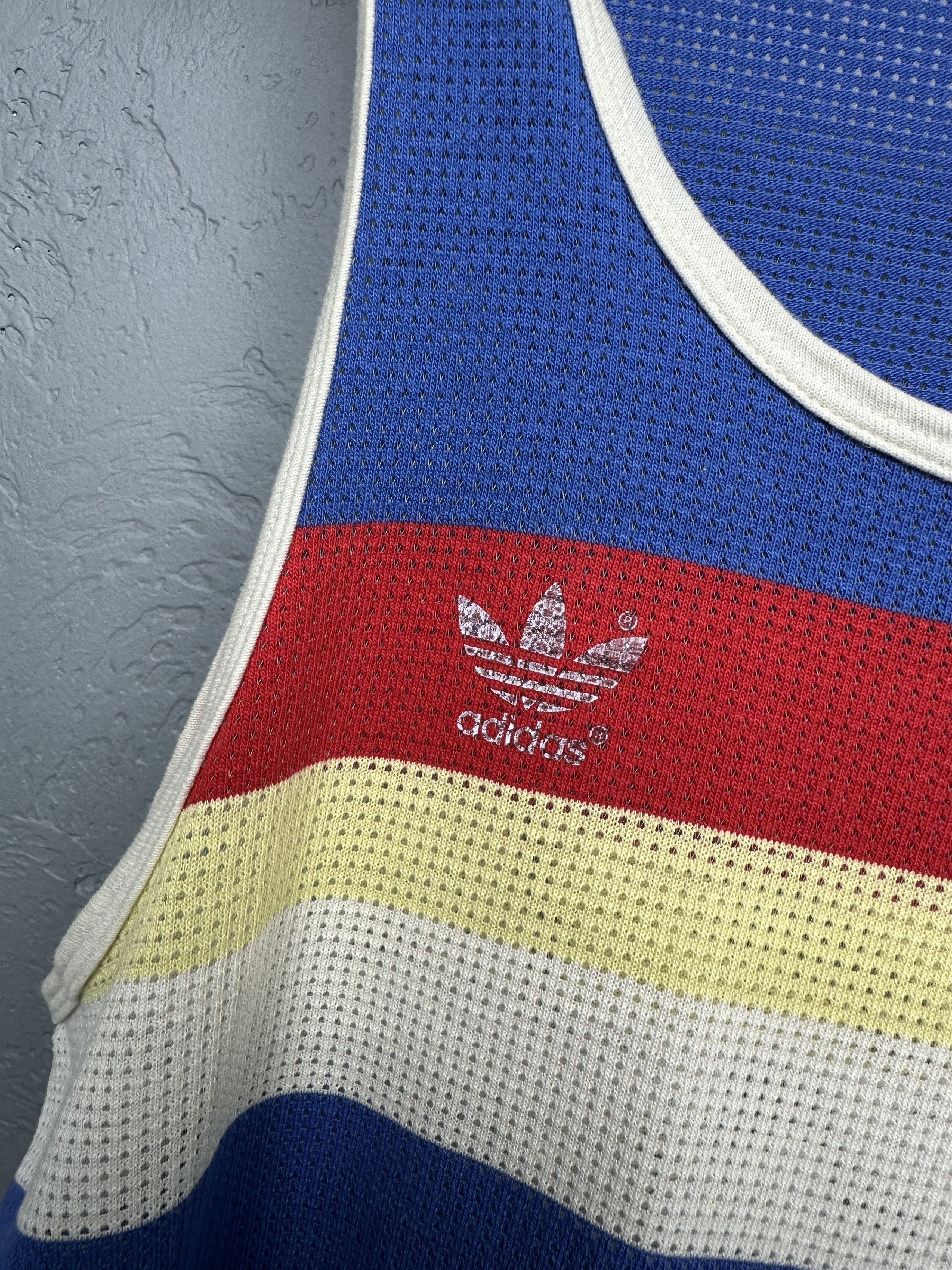 Adidas Adidas 80s Vintage Mens Sleeveless T-Shirt Size US S / EU 44-46 / 1 - 3 Thumbnail