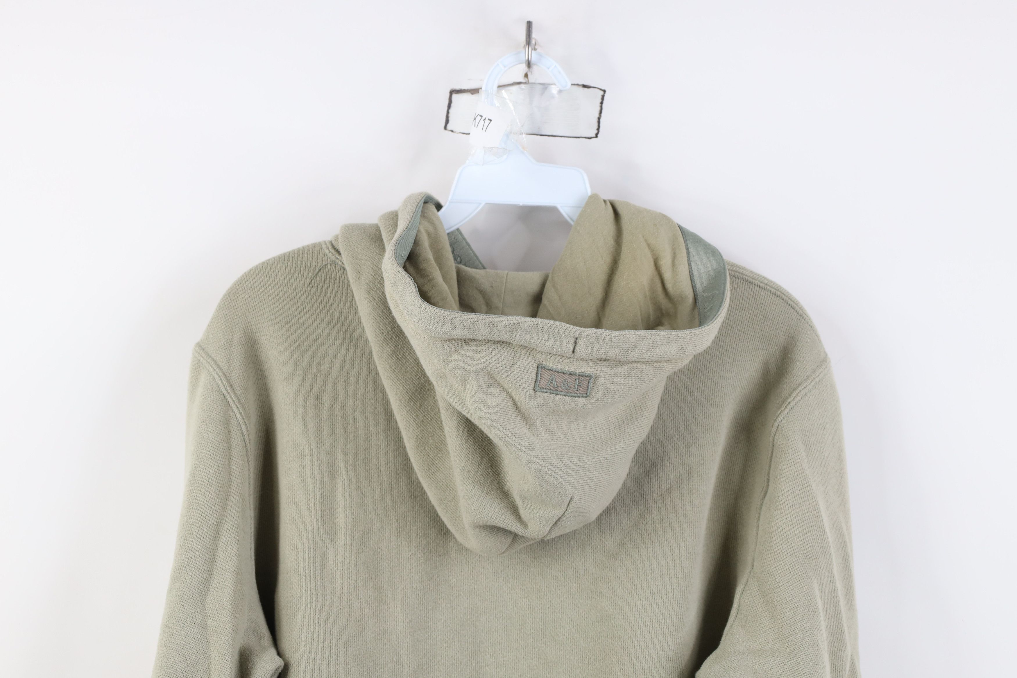 Abercrombie & Fitch Vintage Y2K Abercrombie & Fitch Babydoll Ribbed Knit Hoodie Size S / US 4 / IT 40 - 13 Thumbnail