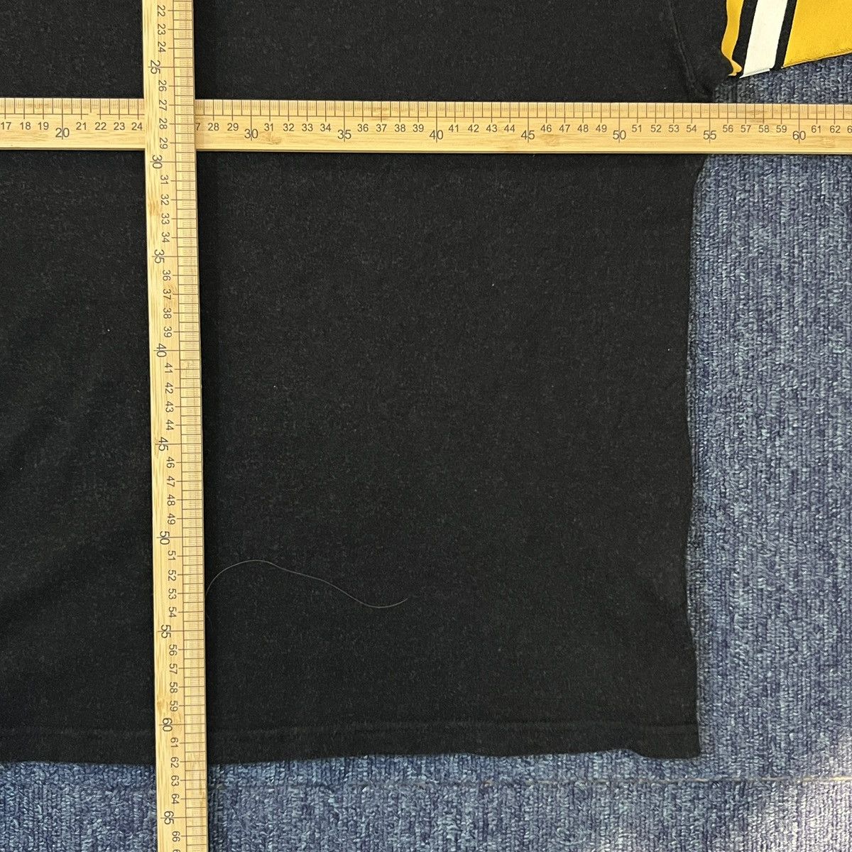 Wtaps Vintage 00s WTAPS Football Long Sleeve Tee Black Size US M / EU 48-50 / 2 - 12 Thumbnail