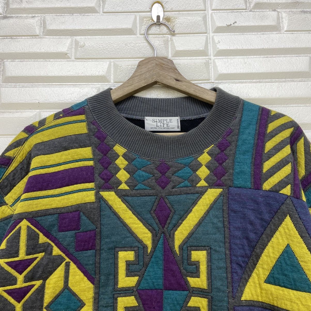 Japanese Brand Vintage Japnese Streetwear Simple Life Art Sweatshirt Size US L / EU 52-54 / 3 - 8 Thumbnail