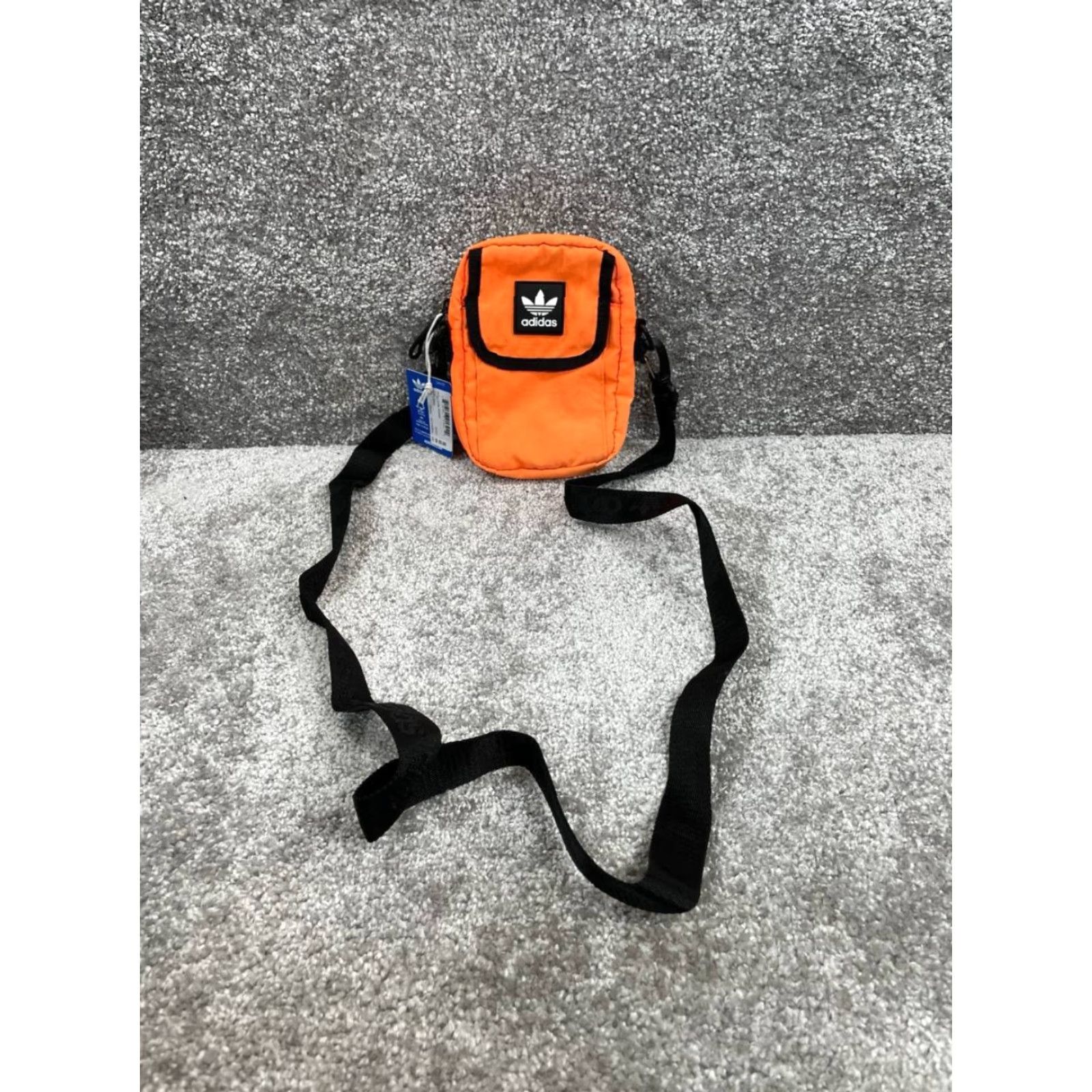 Adidas Adidas National Festival Crossbody Bag Womens Orange Zip Detachable Adjustable Polyester Lite 5x6.5in Black Strap Womens Fashion Festival Bag Size ONE SIZE - 2 Thumbnail