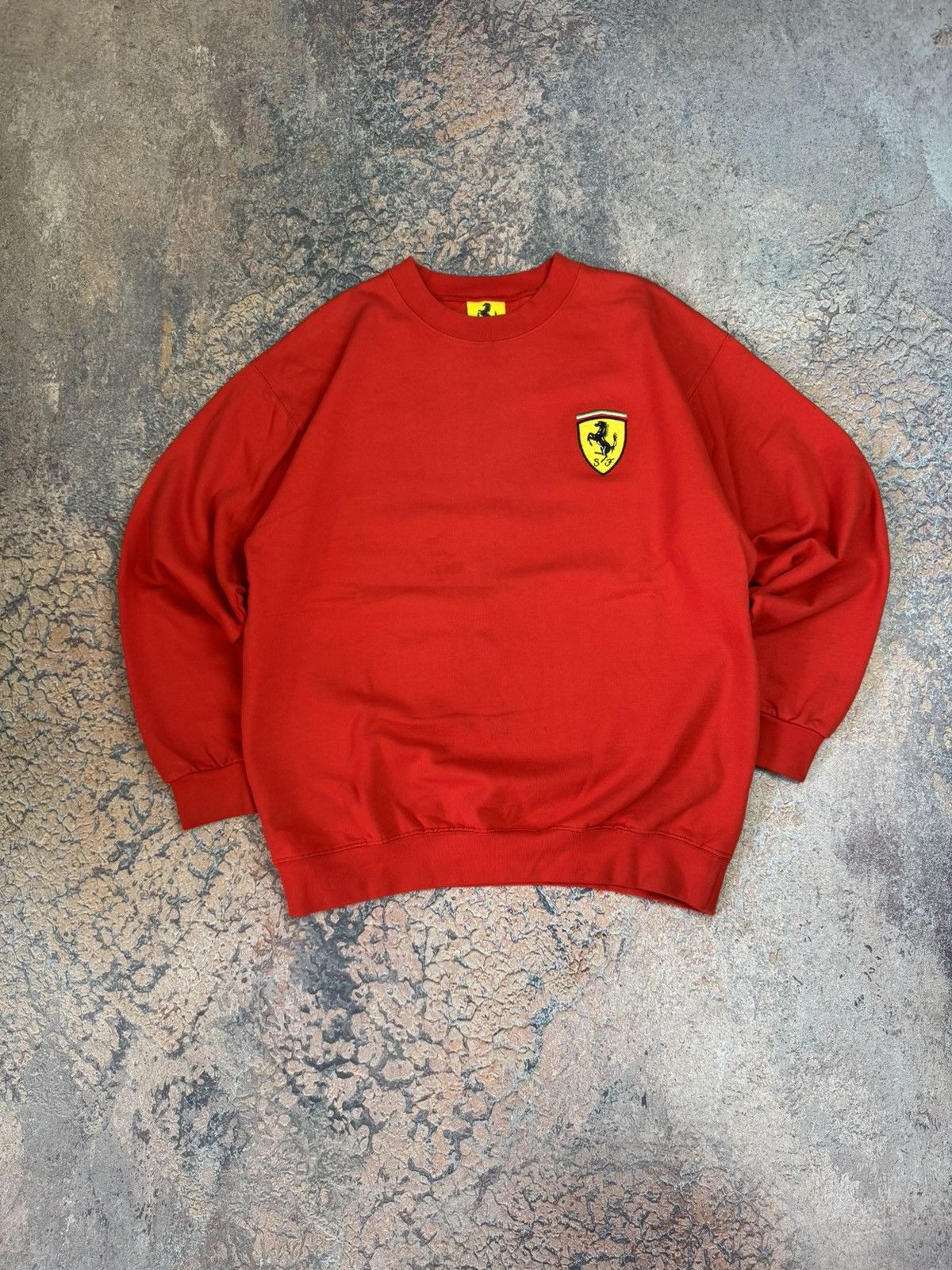 Vintage Ferrari Sweatshirt Crewneck 1996 Big Logo 90s