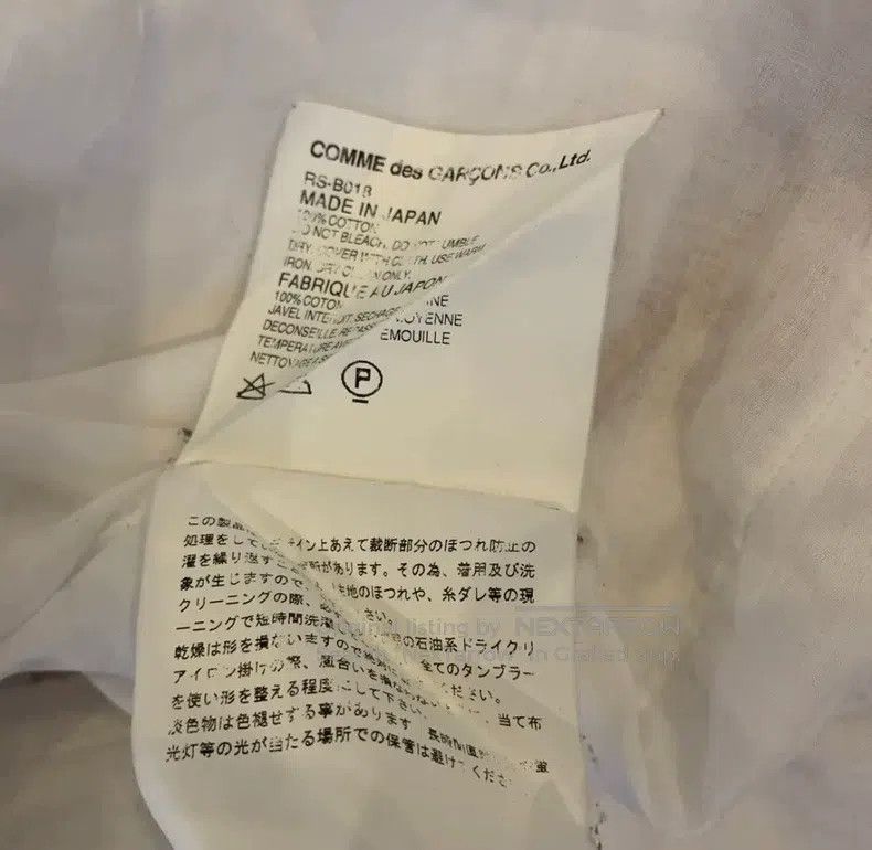 Comme des Garcons Comme Des Garcons Half Turtleneck Shirt Size XS / US 0-2 / IT 36-38 - 6 Thumbnail