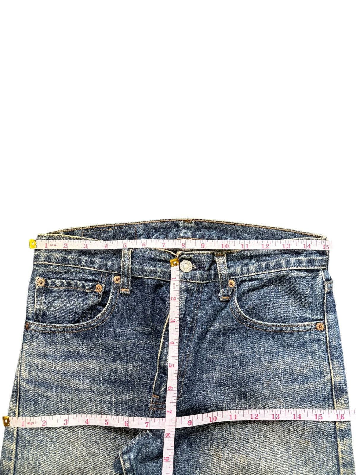Levi's Vintage 90s Levis 532 Mud Wash Distressed Jeans Size US 30 / EU 46 - 6 Thumbnail