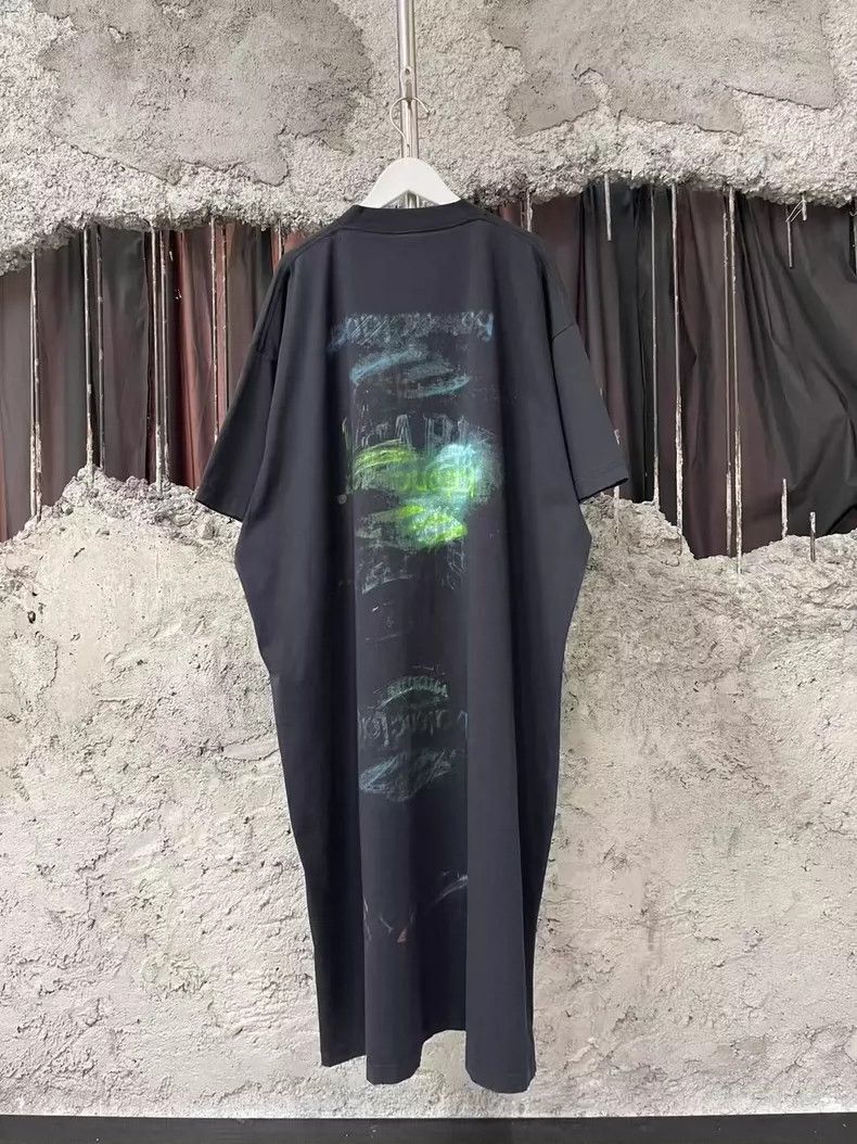 Balenciaga Balenciaga Graffiti Dress in Size S-2505 Size 35" - 2 Thumbnail