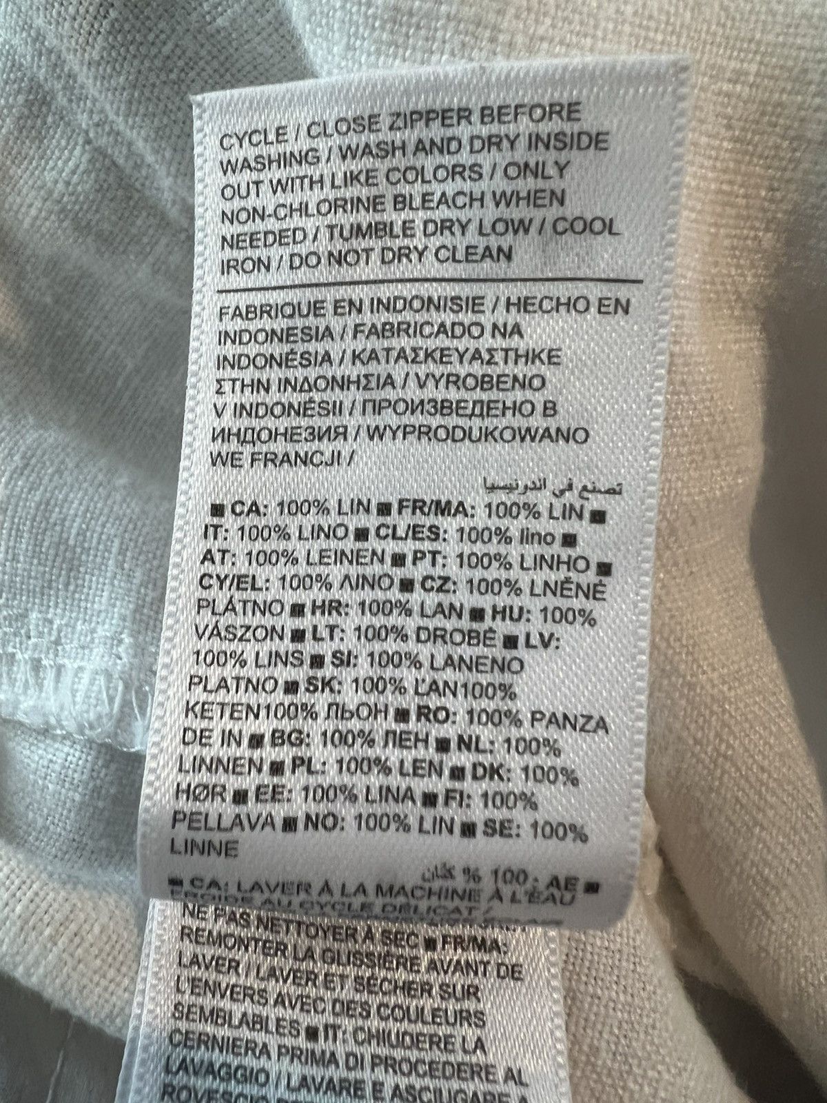 Athleta Athleta Retreat Linen Jogger Pants White Lily Size 6 Size 28" / US 6 / IT 42 - 6 Thumbnail