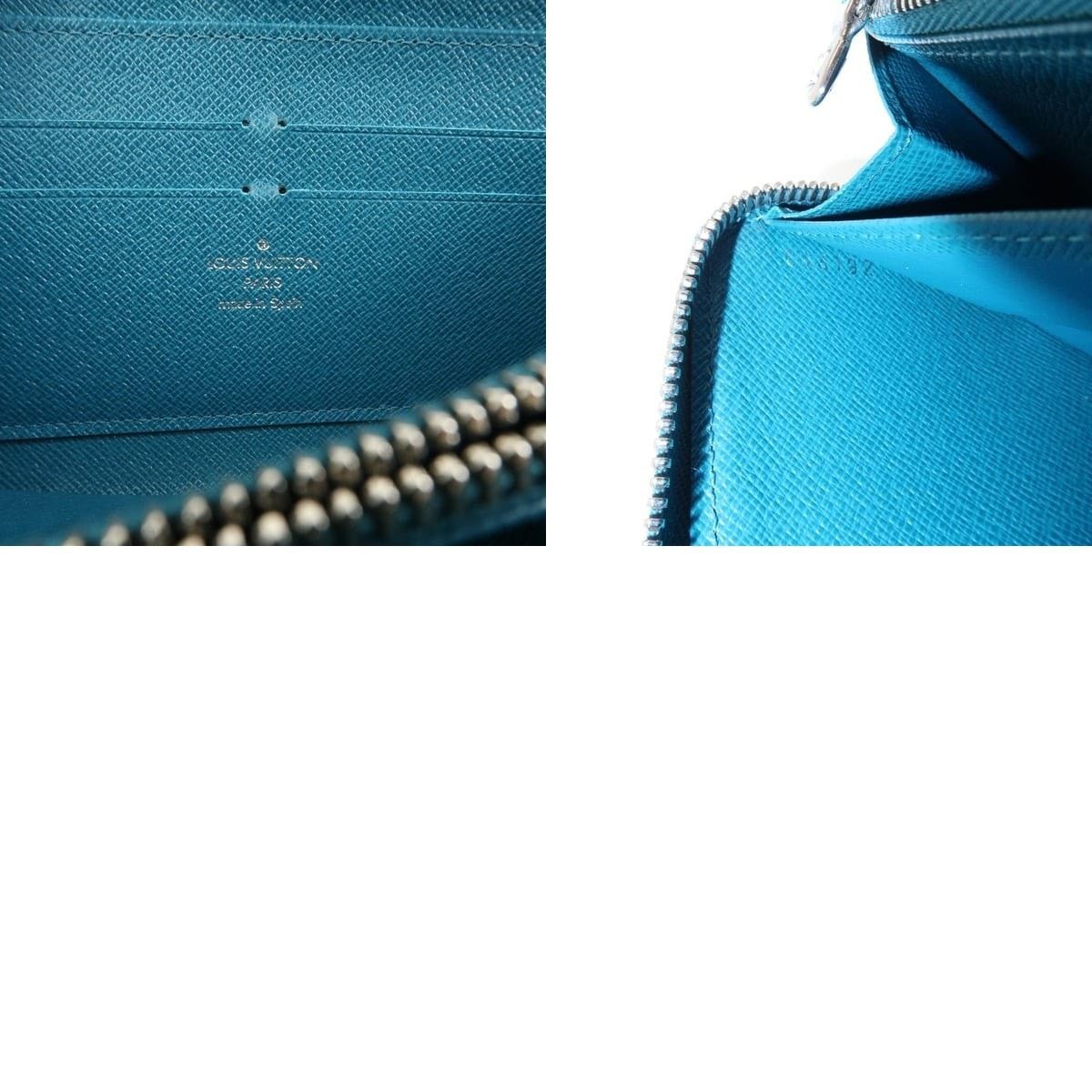 Louis Vuitton Louis Vuitton Epi Zippy Long Wallet Blue Size ONE SIZE - 8 Thumbnail