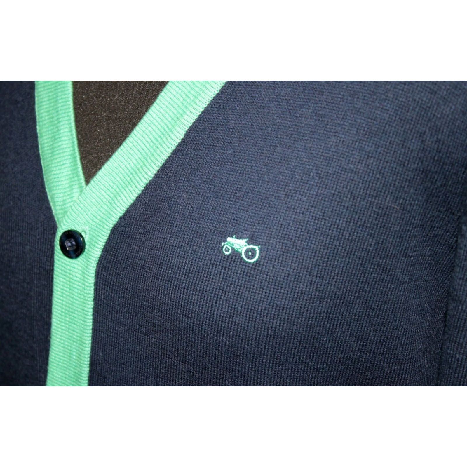 Vintage Moods of Norway mens blue cotton wool jumper Size L Size US L / EU 52-54 / 3 - 2 Thumbnail