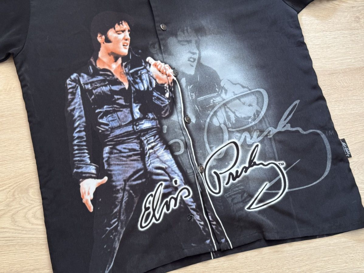 Band Tees Vintage 00’s Elvis Presley King Of Rock Made In USA Shirt Size US M / EU 48-50 / 2 - 2 Thumbnail