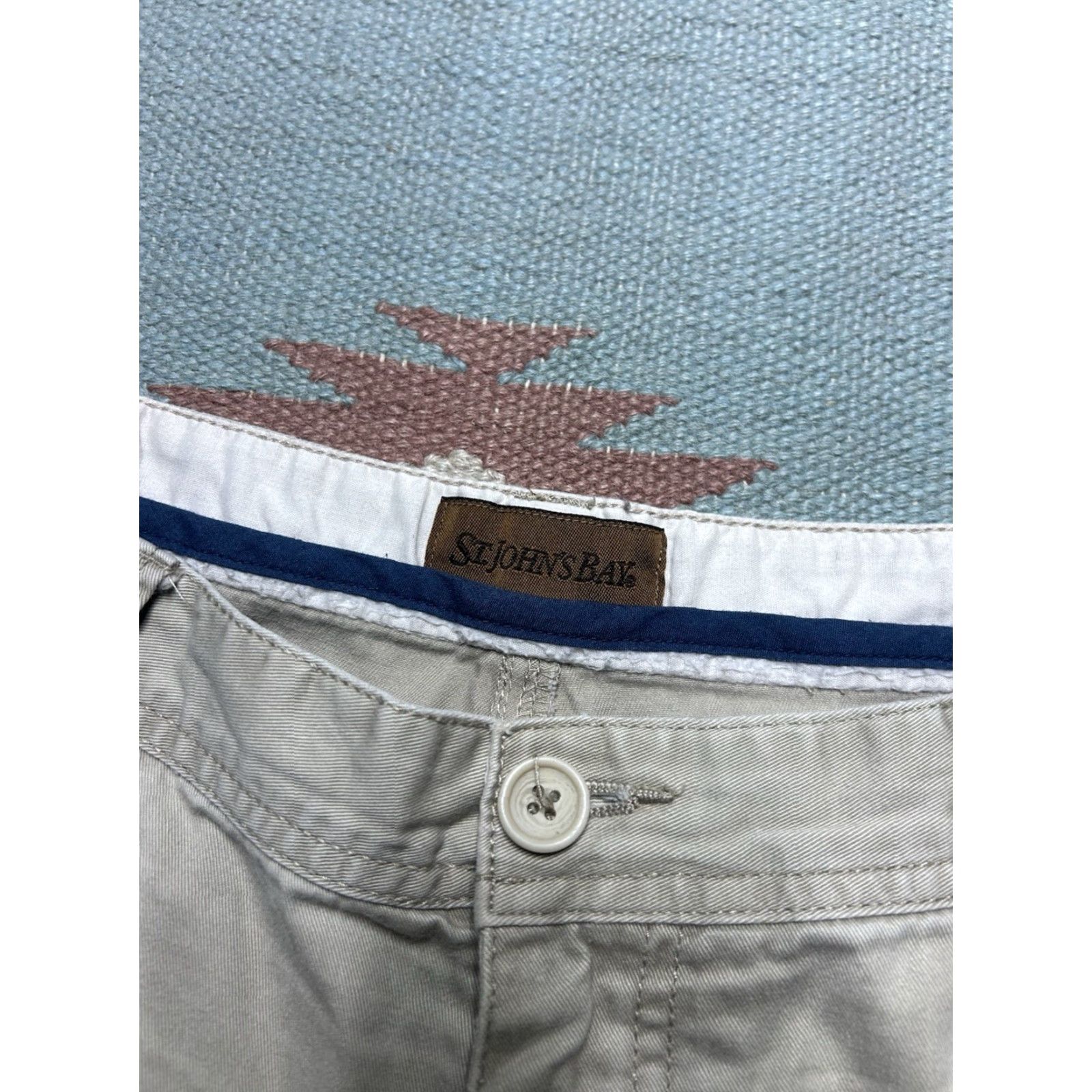 Vintage St. John’s Bay Cargo Shorts Outdoors Beige 40 Men’s Cargo Pocket Hiking Tan 40 Men’s Budgets Size US 40 / EU 56 - 5 Thumbnail