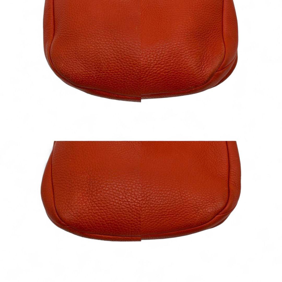 Bottega Veneta Bottega Veneta - Orange Hobo Handbag Leather Size ONE SIZE - 6 Thumbnail