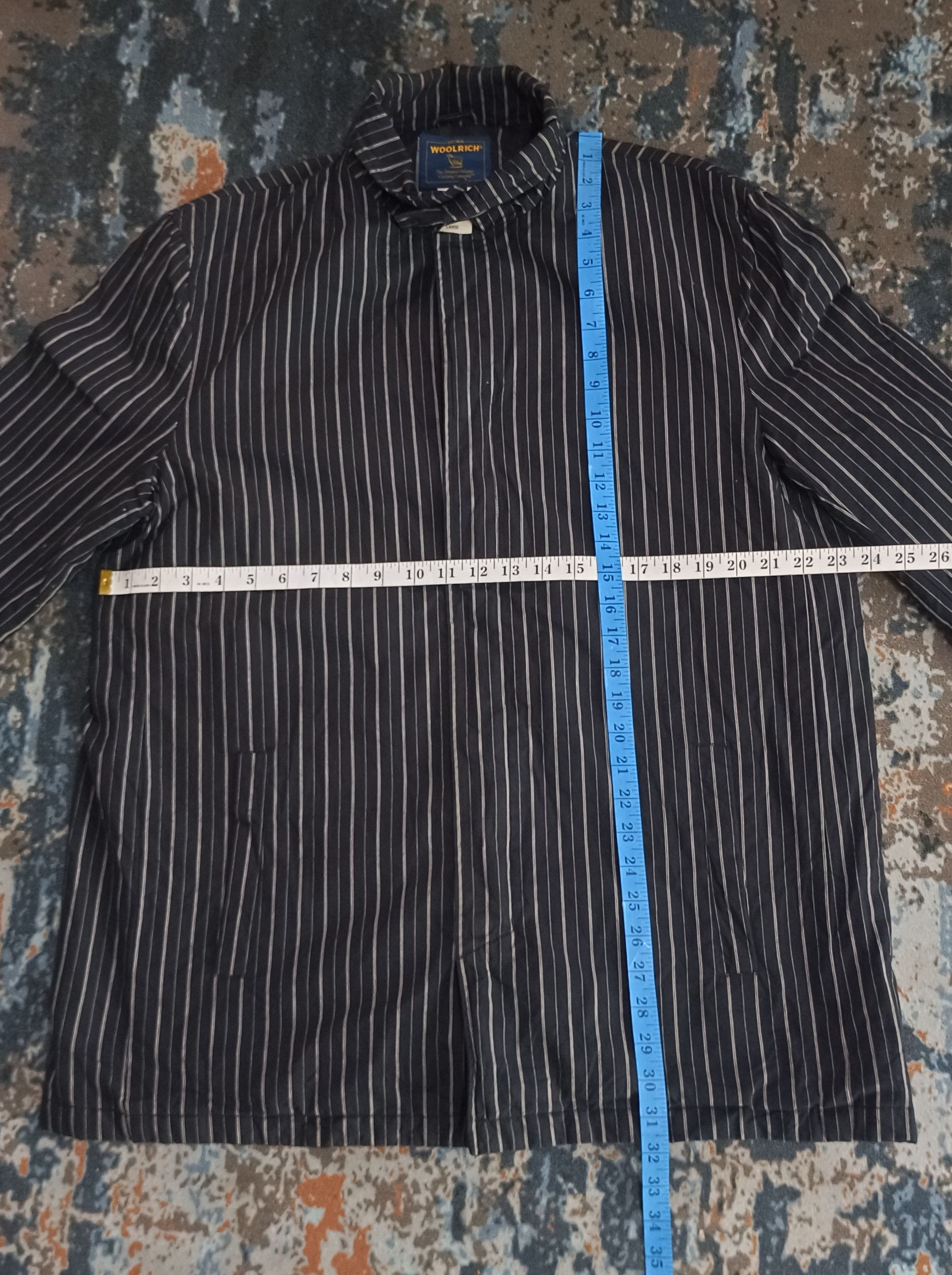 Woolrich Woolen Mills Woolrich Striped Padded Men Jacket Size US L / EU 52-54 / 3 - 14 Thumbnail