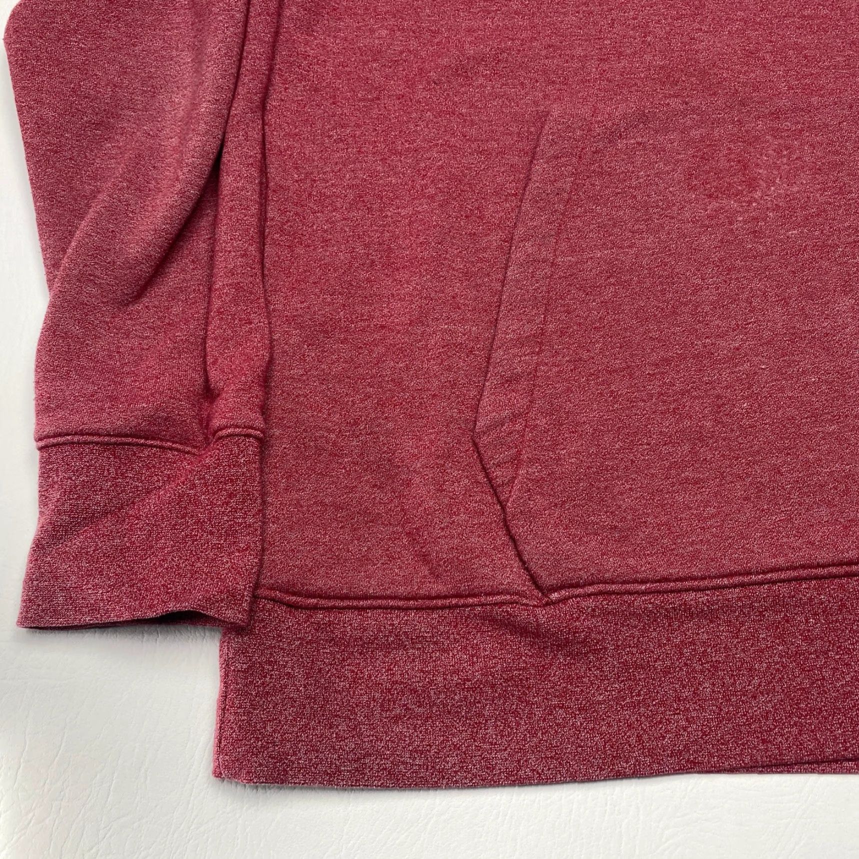 Nike VINTAGE Nike Center Swoosh Hoodie Mens XL Maroon Logo Embroidered Sweatshirt Spellout Size US XL / EU 56 / 4 - 3 Thumbnail