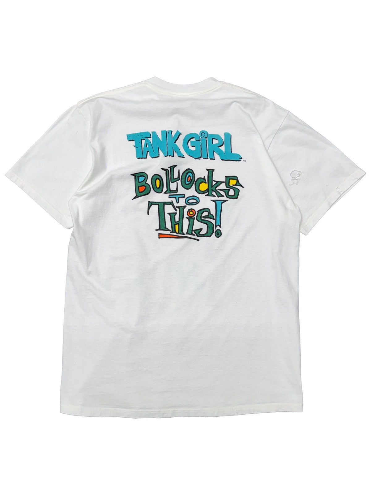 Designer × Vintage 1995 Tank Girl “Bollocks To This” Comic Art T-Shirt Size US L / EU 52-54 / 3 - 3 Thumbnail