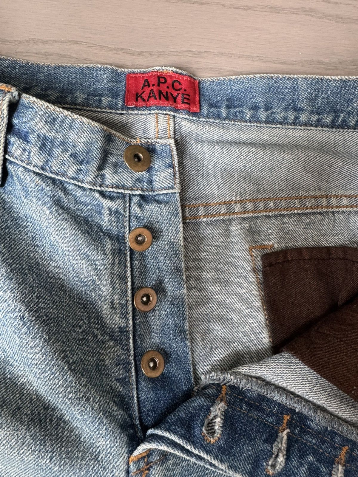 A.P.C. × Kanye West APC x Kanye Denim Jeans 2013 Size US 30 / EU 46 - 2 Thumbnail