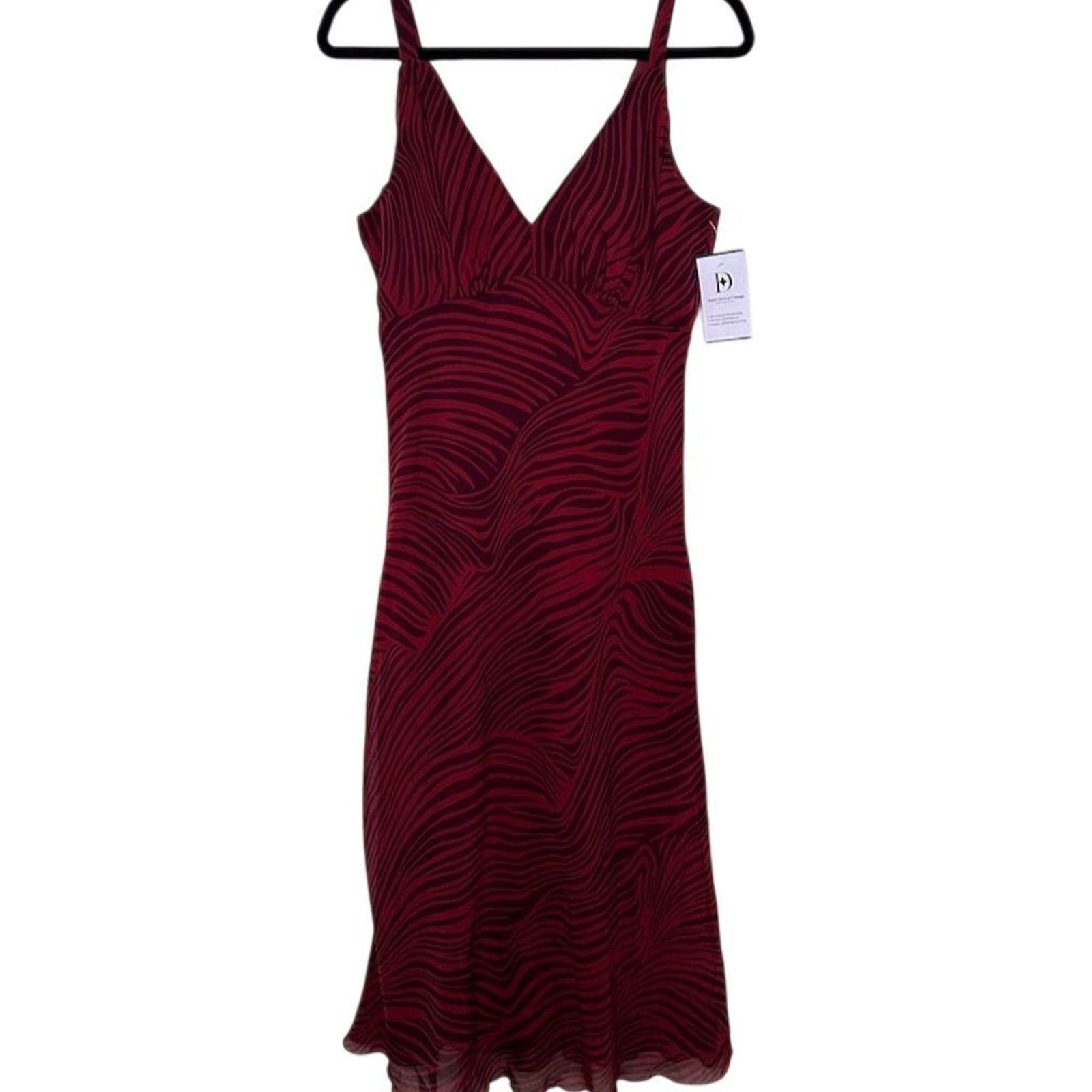 Other THE FIFTH LABEL Red Zebra Striped Midi Tango Dress Size 6 Size M / US 6-8 / IT 42-44 - 1 Thumbnail