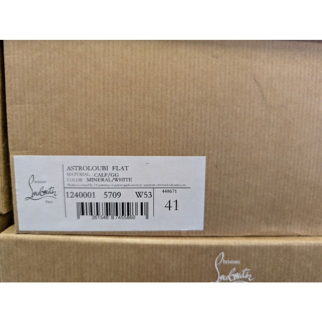 Christian Louboutin o1rshd1 Astroloubi low-top sneaker in light blue and white Size US 8 / EU 41 - 23 Thumbnail