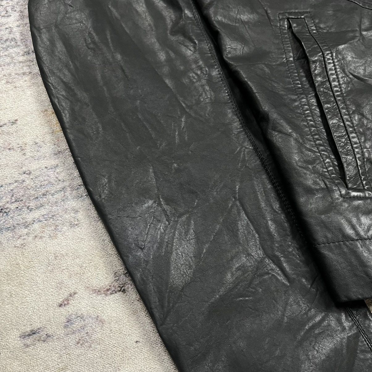 Rick Owens Rick owens high neck leather jacket Size US S / EU 44-46 / 1 - 17 Thumbnail