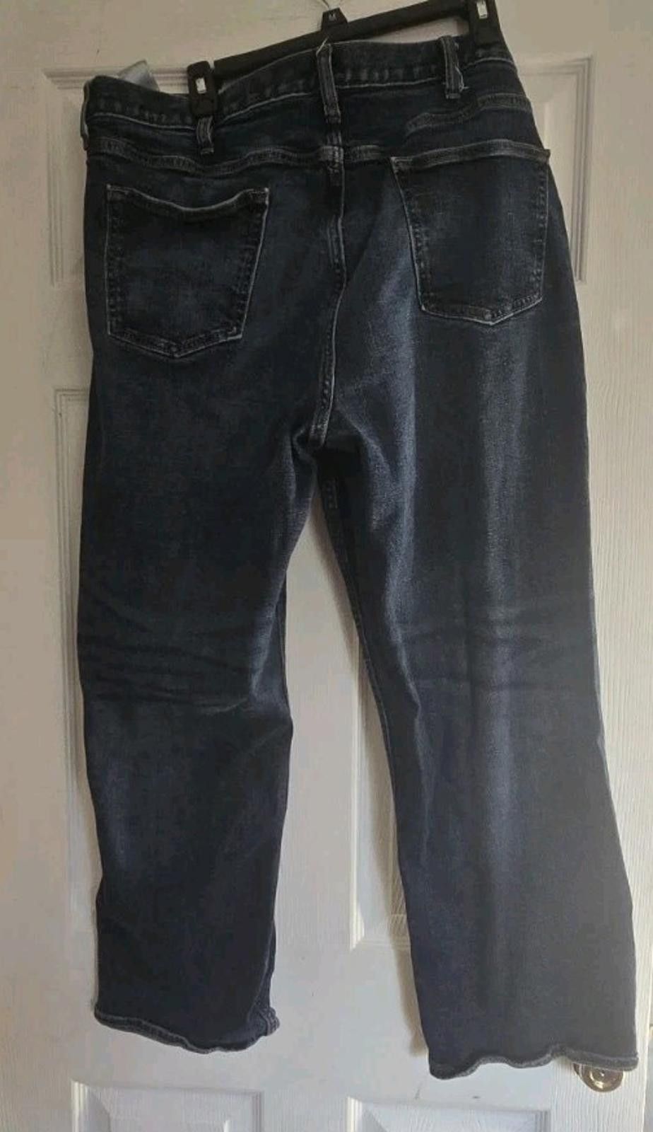 Old Navy Old Navy Jeans 42W x 30L Straight Leg Denim Blue Jean Built Size US 42 / EU 58 - 3 Thumbnail