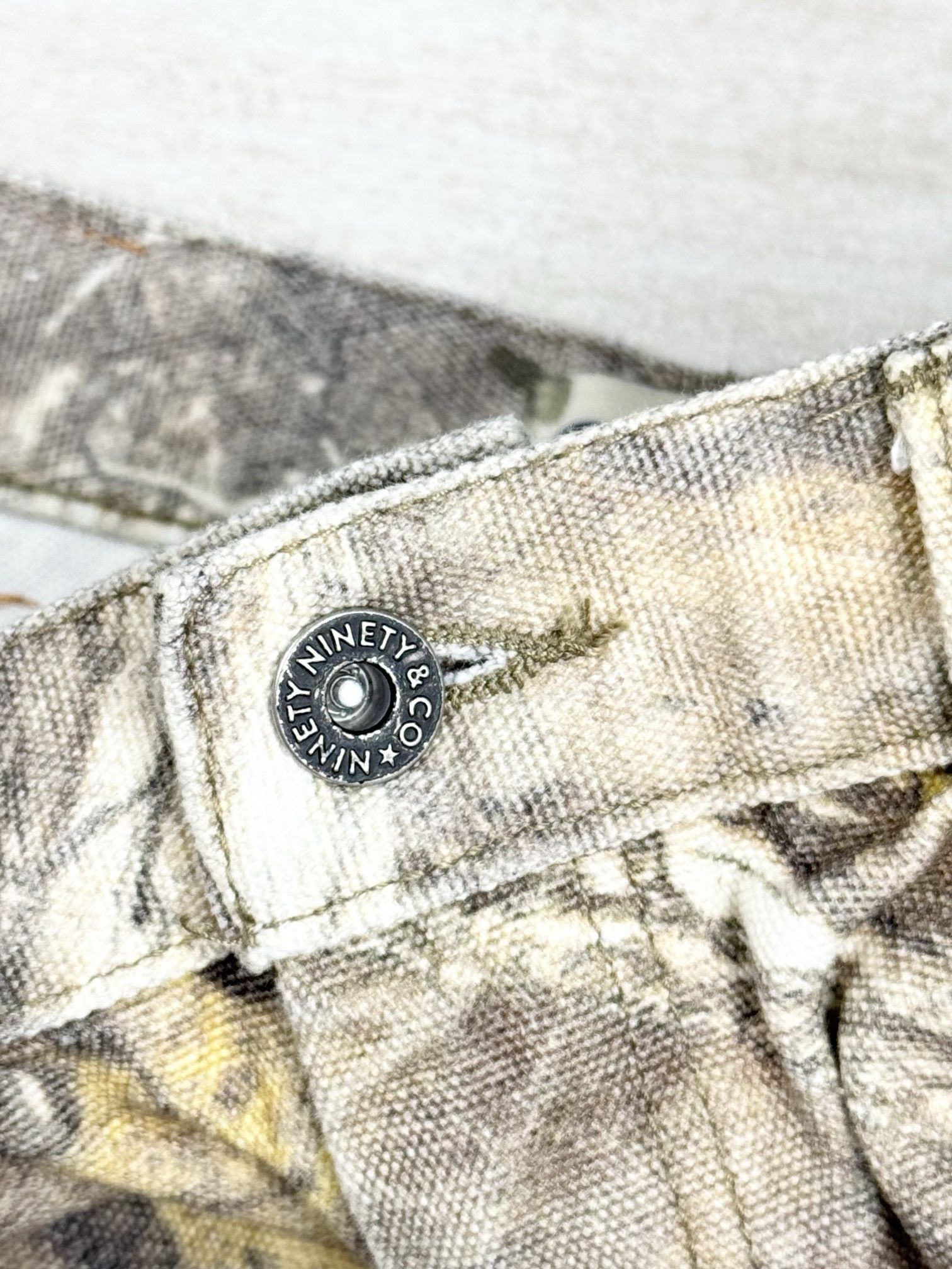 Japanese Brand 9090 tree camo baggy jean Size US 31 - 14 Thumbnail