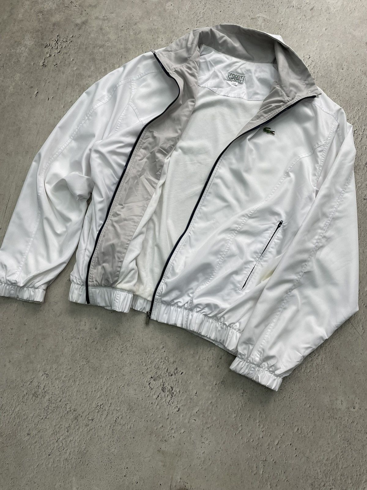 Lacoste Lacoste sport track suit white nylon hype polo y2k retro Size US 36 / EU 52 - 3 Thumbnail