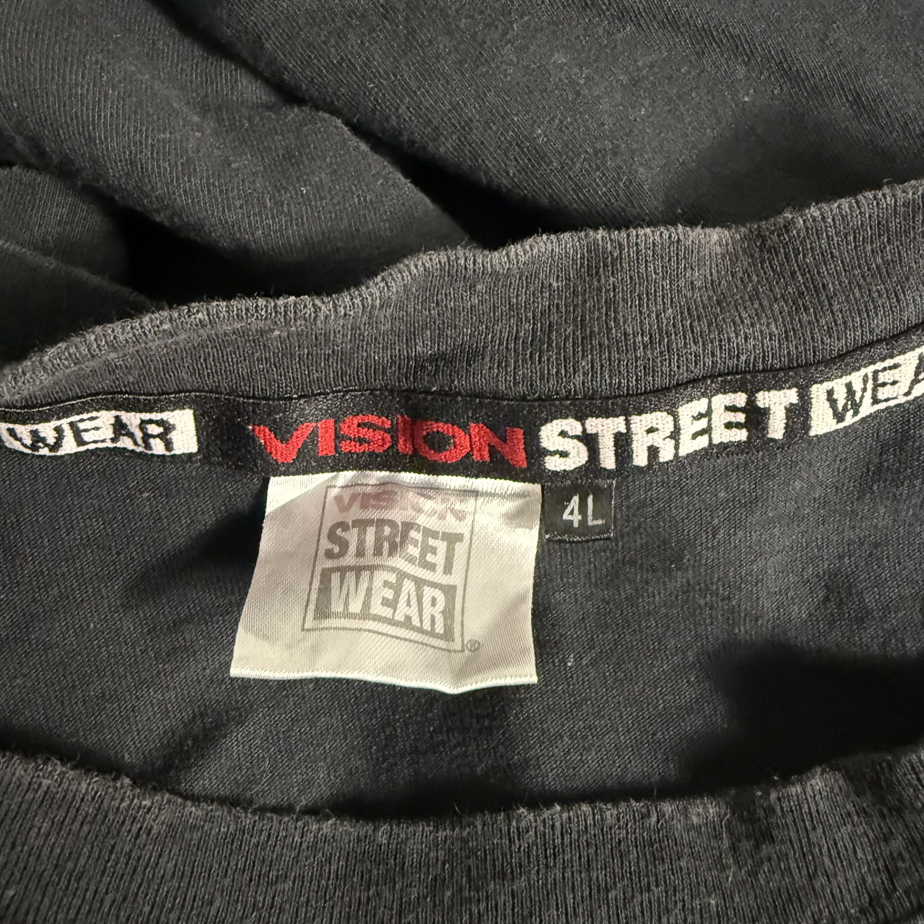 Vision Streetwear 🔥RARE🔥Vintage Vision Streetwear Single Pocket T-shirt Size US XXL / EU 58 / 5 - 4 Thumbnail