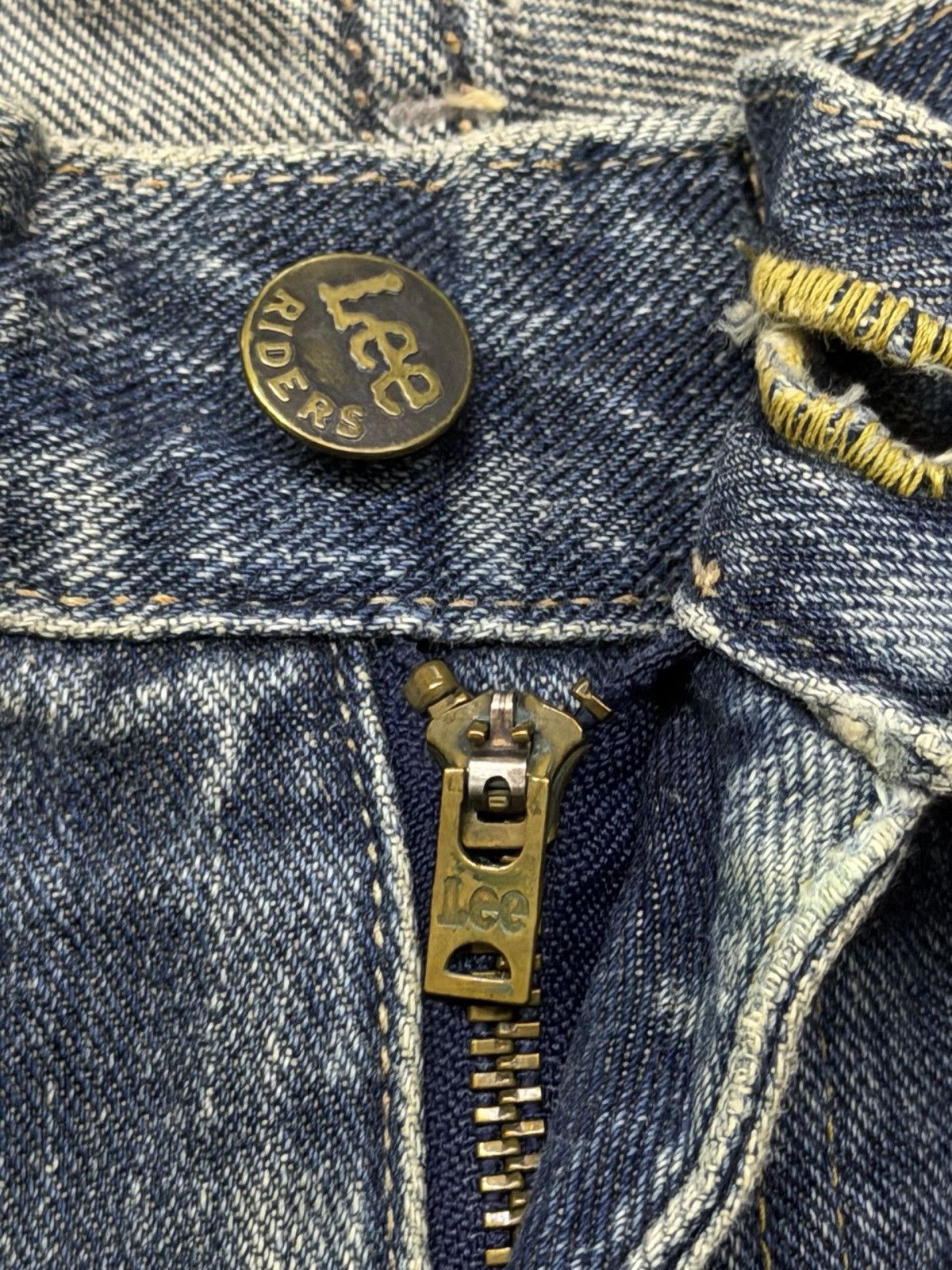Lee Vintage 00s Lee Riders Japan Denim Jeans | Heavy Fade | W34 Size US 34 / EU 50 - 8 Thumbnail