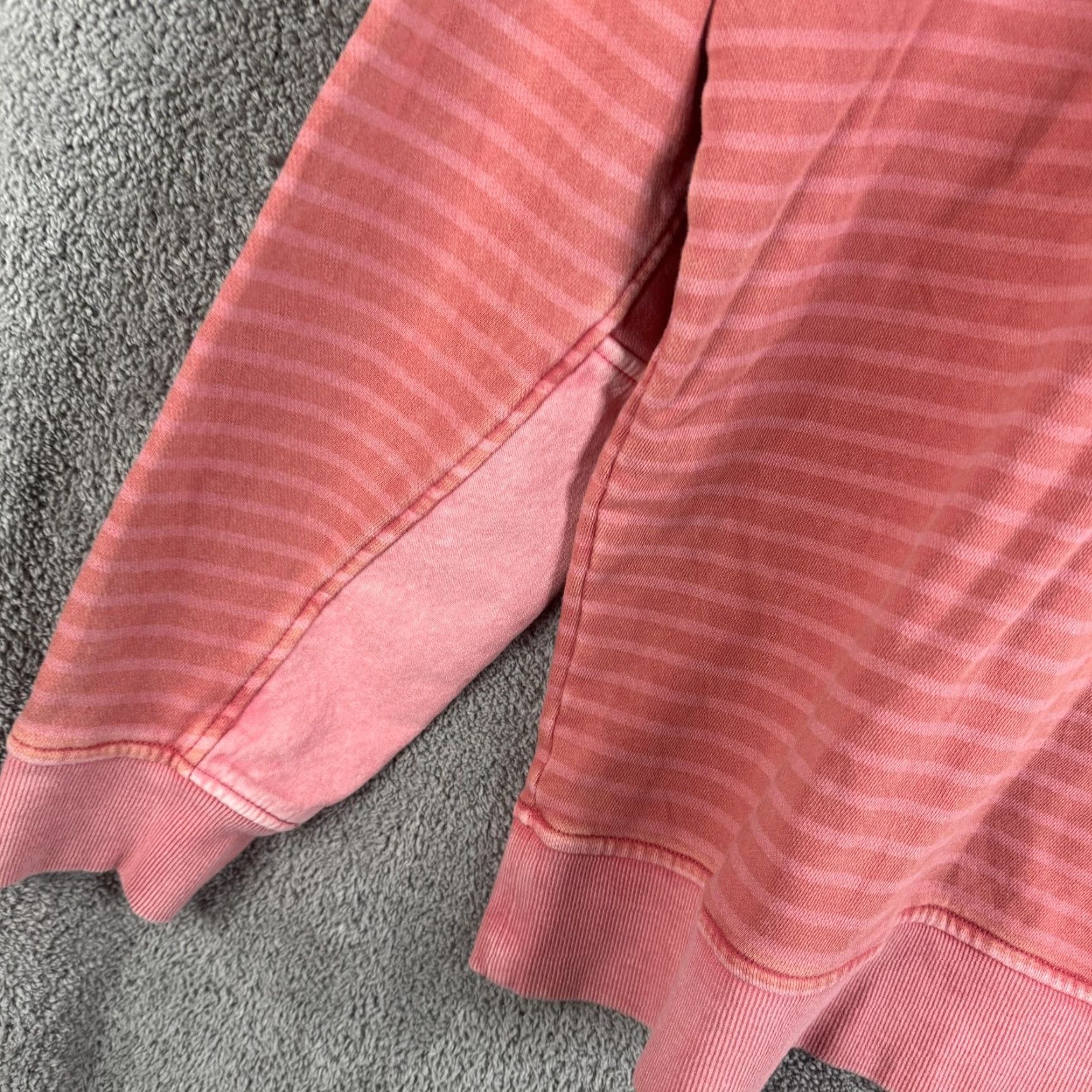 Vineyard Vines Vineyard Vines Sweatshirt Mens Large Pink Striped Mock Neck Snap Shep Shirt Size US L / EU 52-54 / 3 - 2 Thumbnail