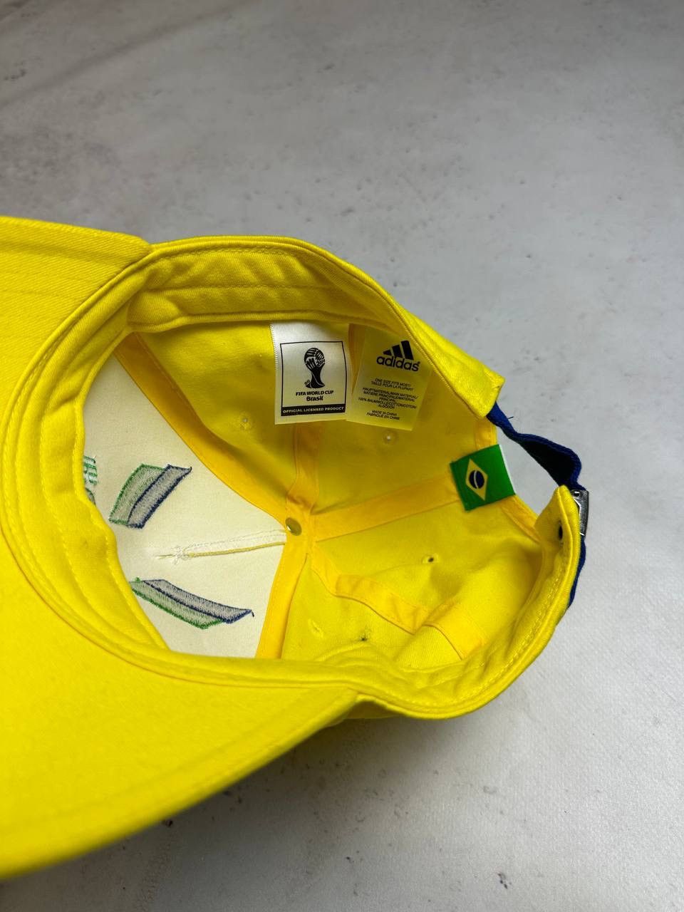Adidas Vintage Adidas 2014 Brasil Soccer Cup Cap Y2K Os Size ONE SIZE - 4 Thumbnail