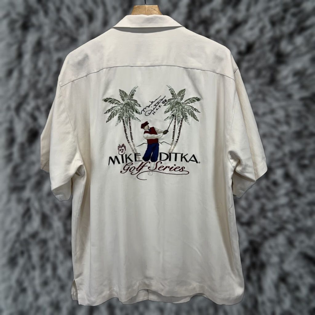 Vintage VINTAGE Mike Ditka Shirt Golf Series 100% Silk Men’s L Ivory Embroidered ’88 Men’s L Shirts Men’s L Ivory Embroidered Signed ‘88 Golf Hat? Size US L / EU 52-54 / 3 - 1 Thumbnail