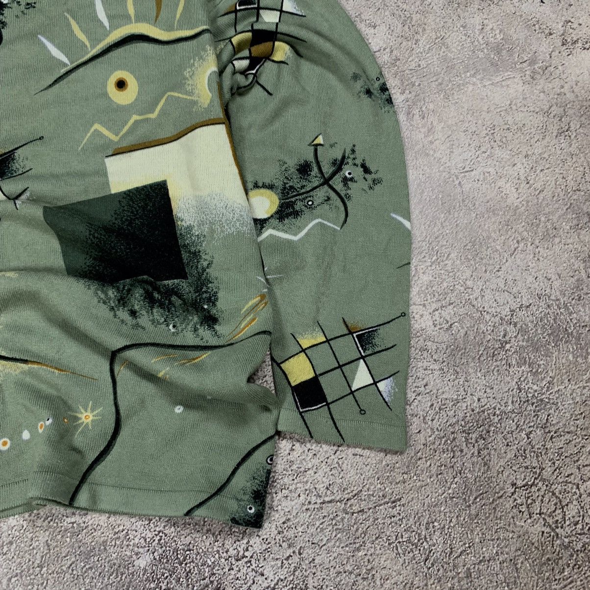 Vintage Vintage Y2K Abstract Graphic Sweater Oversized Rave Indie L Size US L / EU 52-54 / 3 - 3 Thumbnail