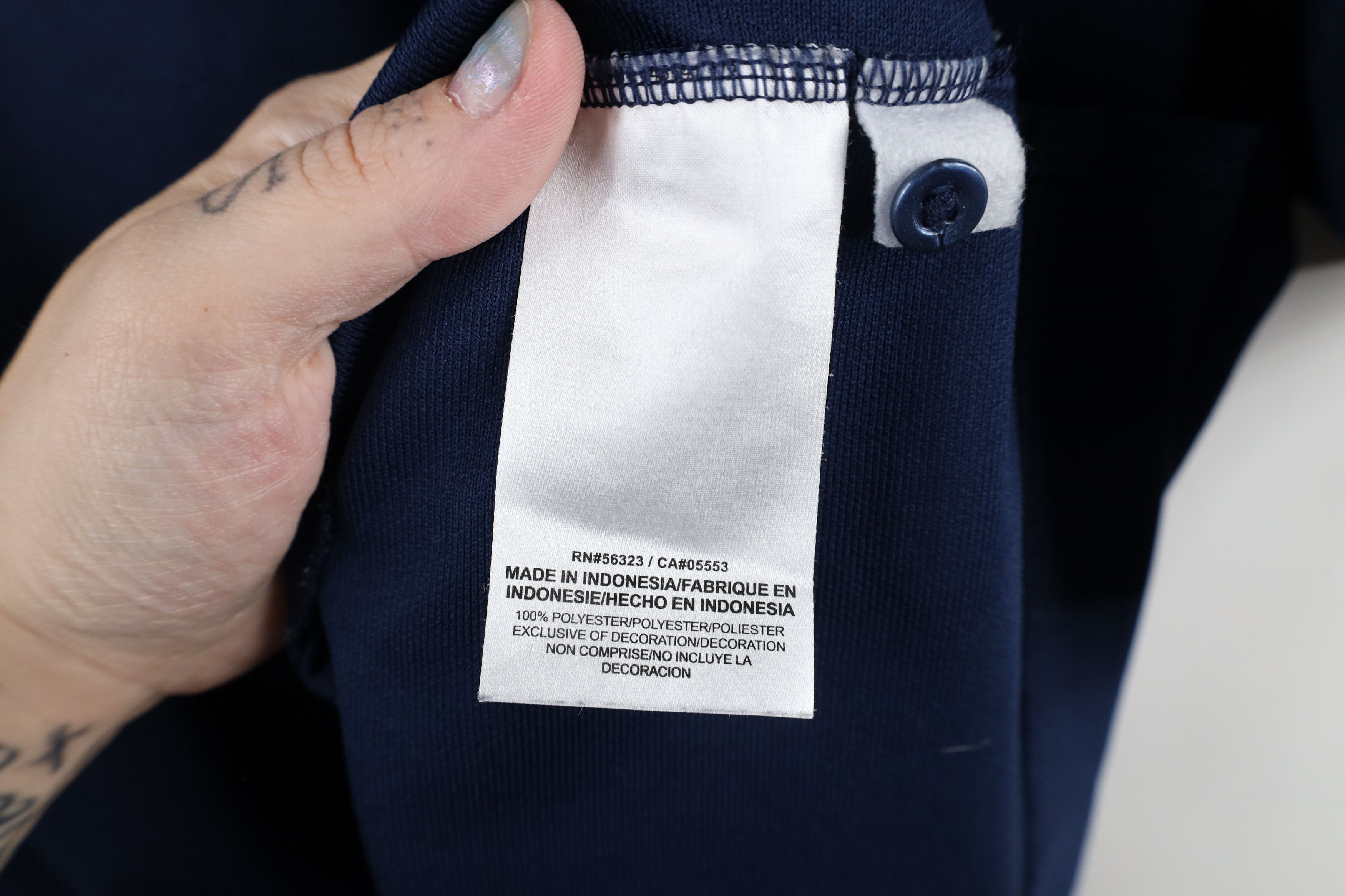 Nike × Vintage Nike Out Detroit Tigers Baseball Collared Polo Shirt Blue Size US XXL / EU 58 / 5 - 10 Thumbnail