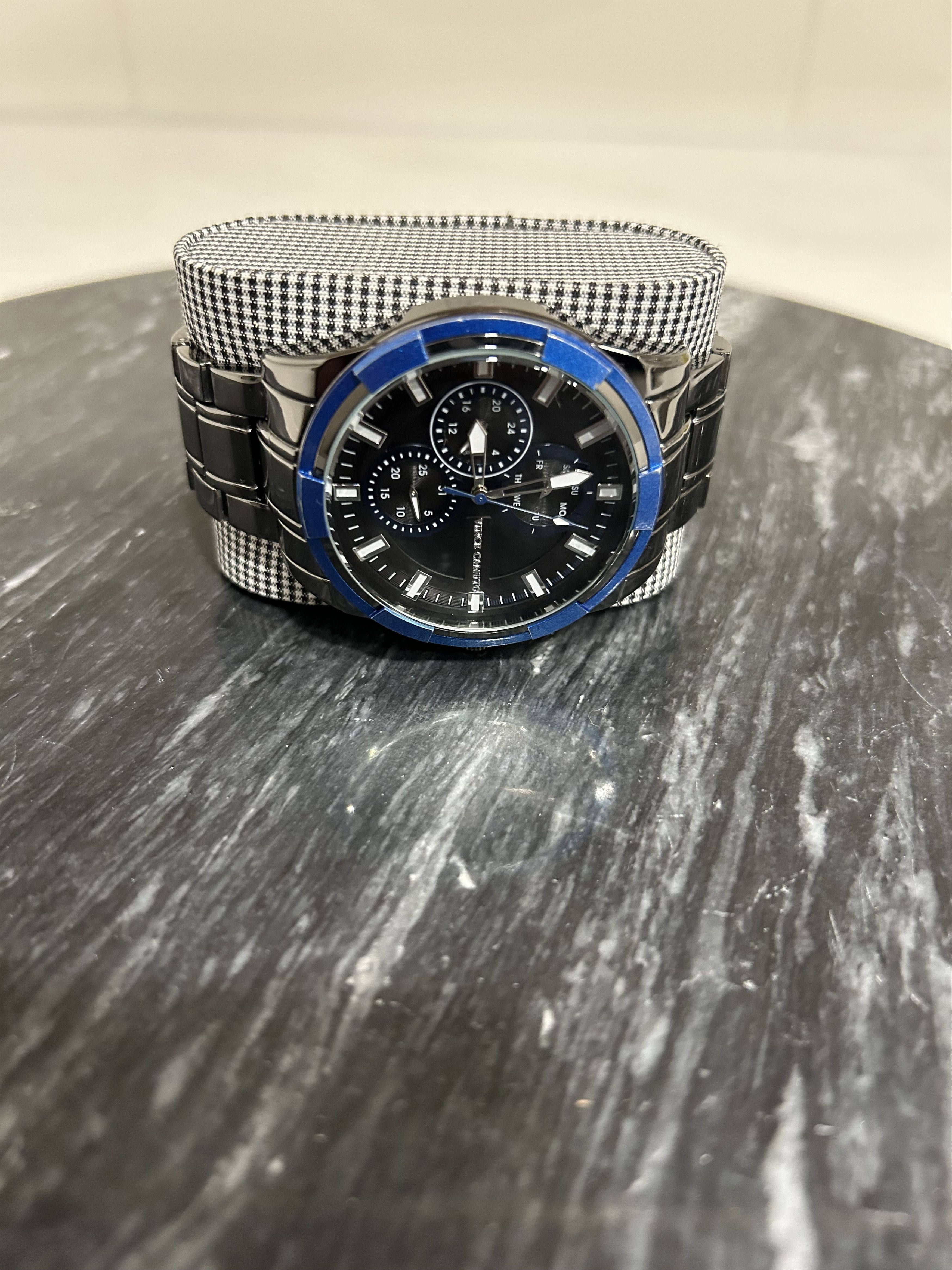 Vince Camuto Vince Camuto Men's Watch (Black Steel) Size ONE SIZE - 2 Thumbnail