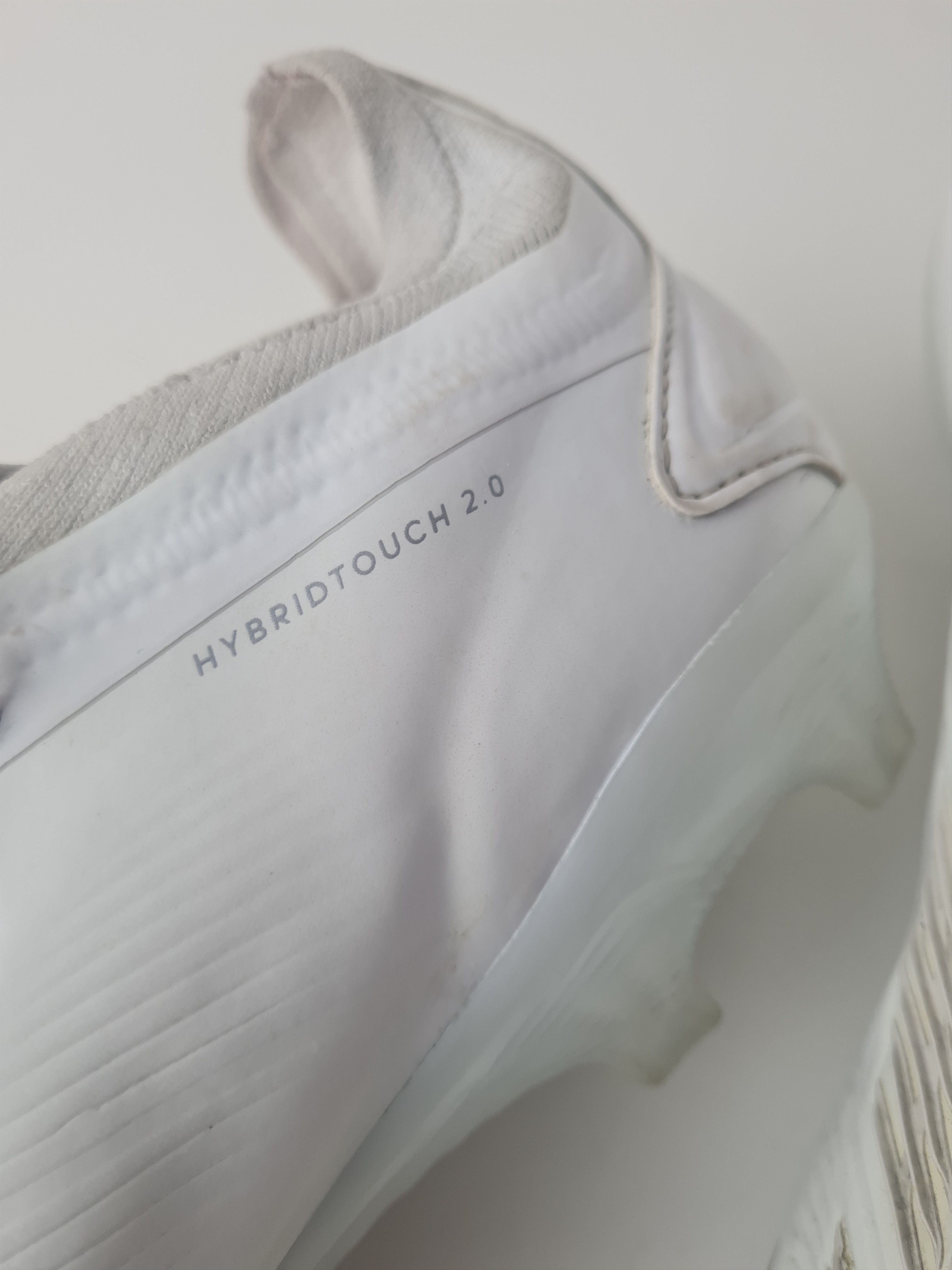 Adidas Football Soccer Adidas PREDATOR Pro FG Cleats White Silver Size US 12.5 / EU 45-46 - 24 Thumbnail