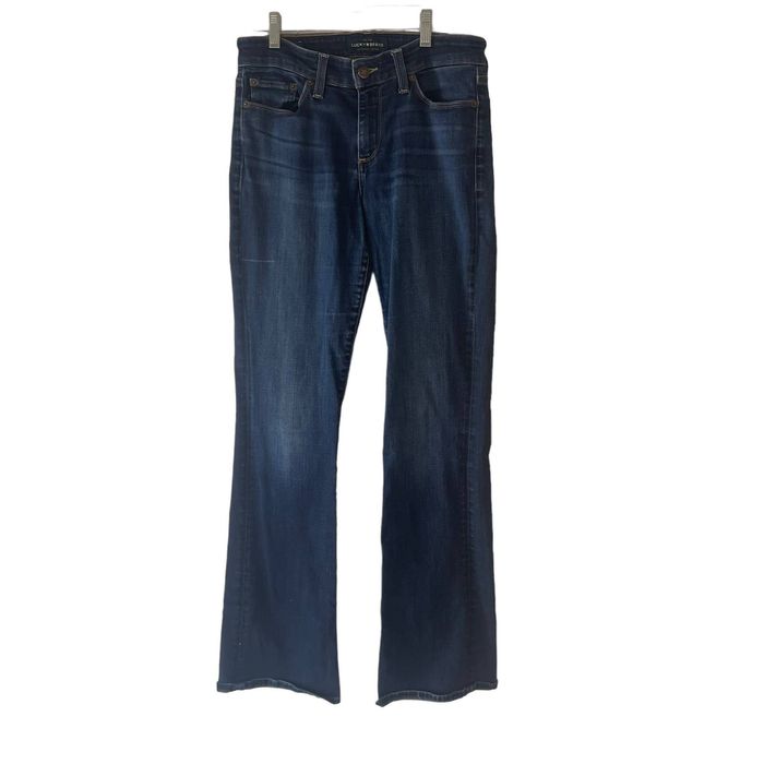 Lucky Brand Womens 30R Dungarees by Gene Montesano Dark Wash Midrise Flare  Jeans