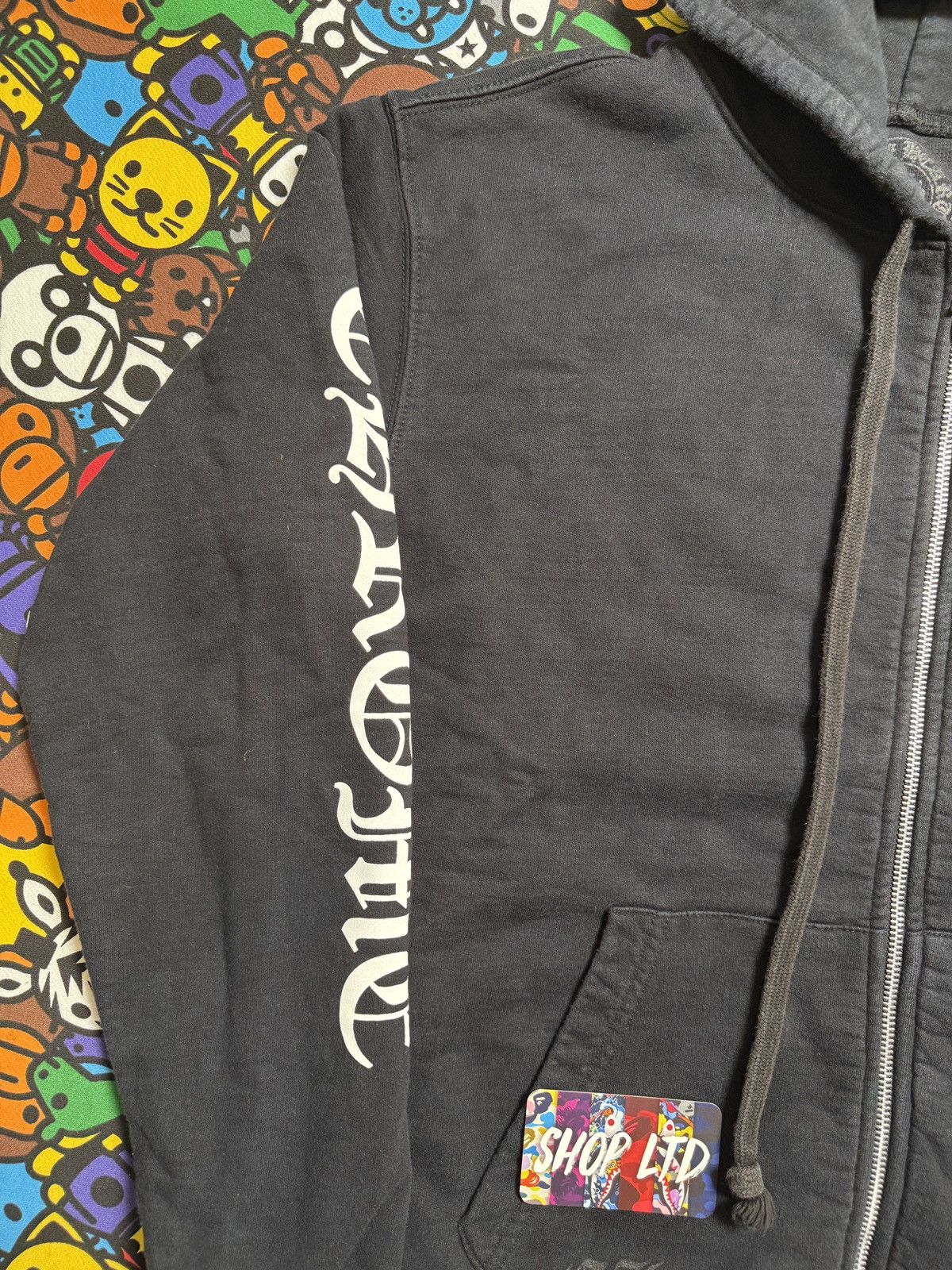 Chrome Hearts Chrome Hearts Black Script Logo Thermal Hoodie Size US S / EU 44-46 / 1 - 4 Thumbnail