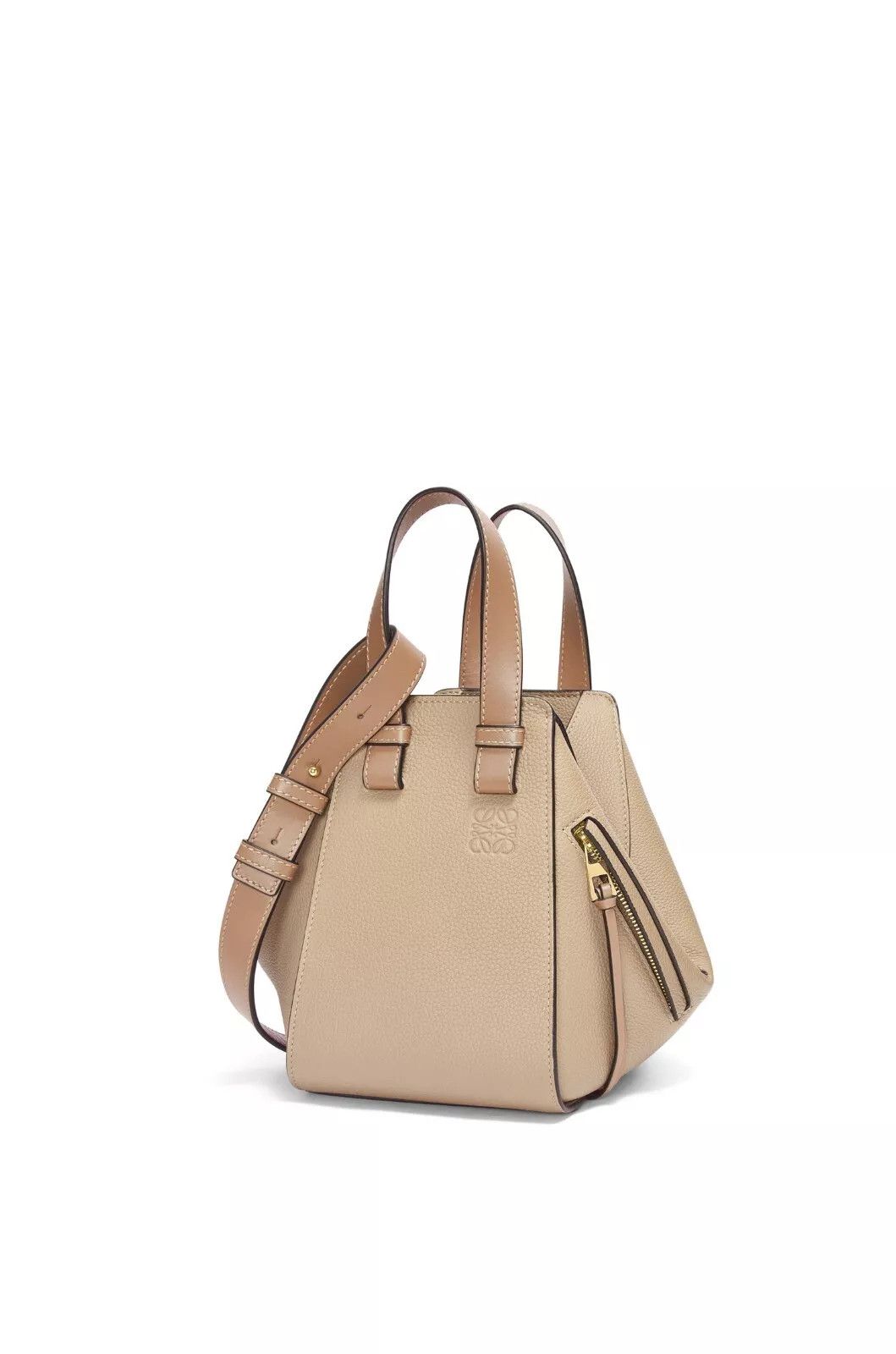 Loewe LOEWE Hammock Compact Sand Leather Handbag New Authentic Size ONE SIZE - 1 Thumbnail